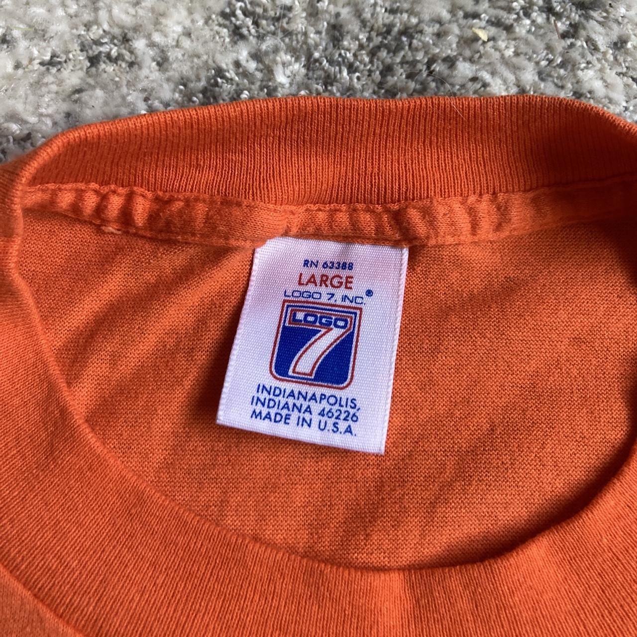 1980s Denver Broncos T-Shirt Sick Orange Old School - Depop