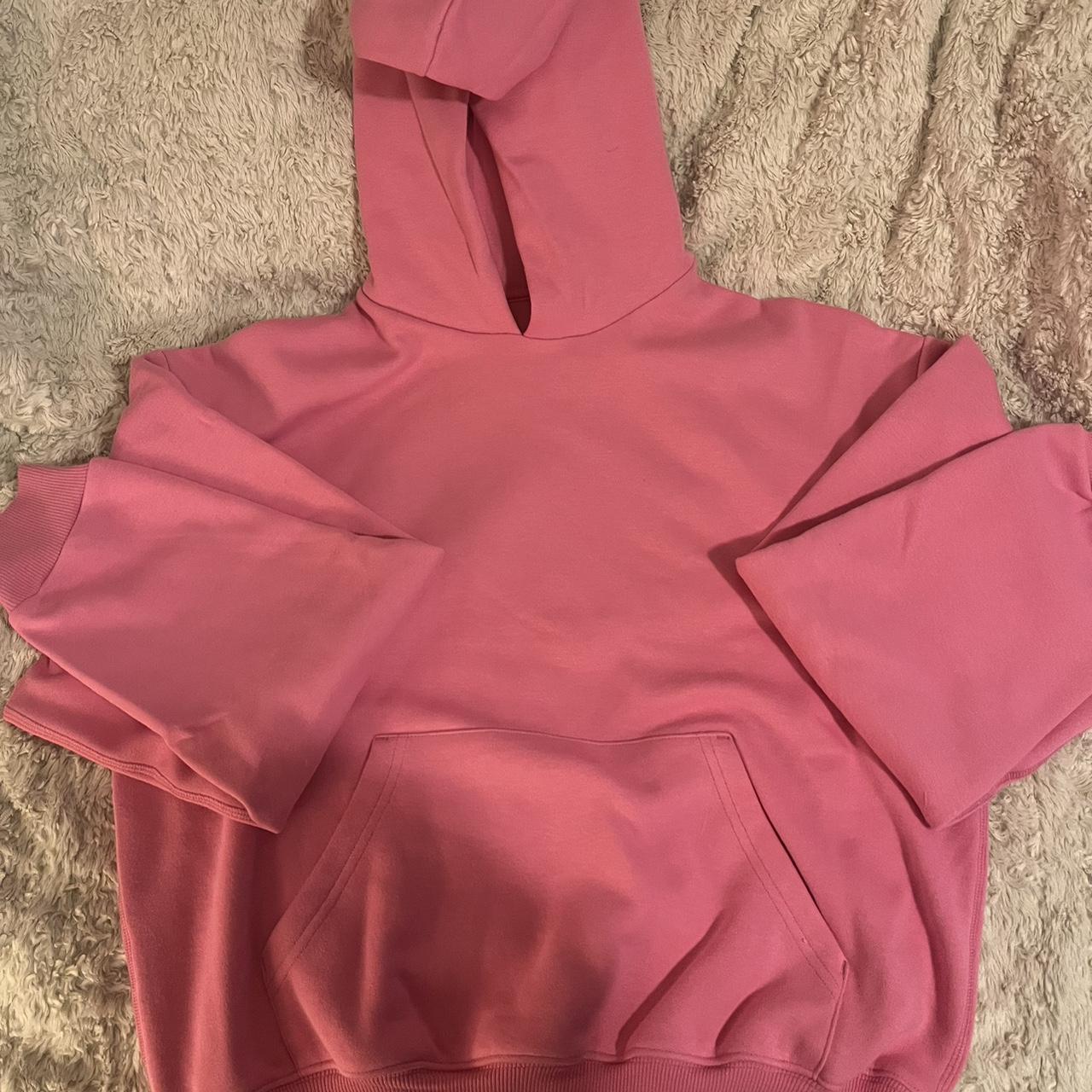 Skims Men's Pink Hoodie Depop