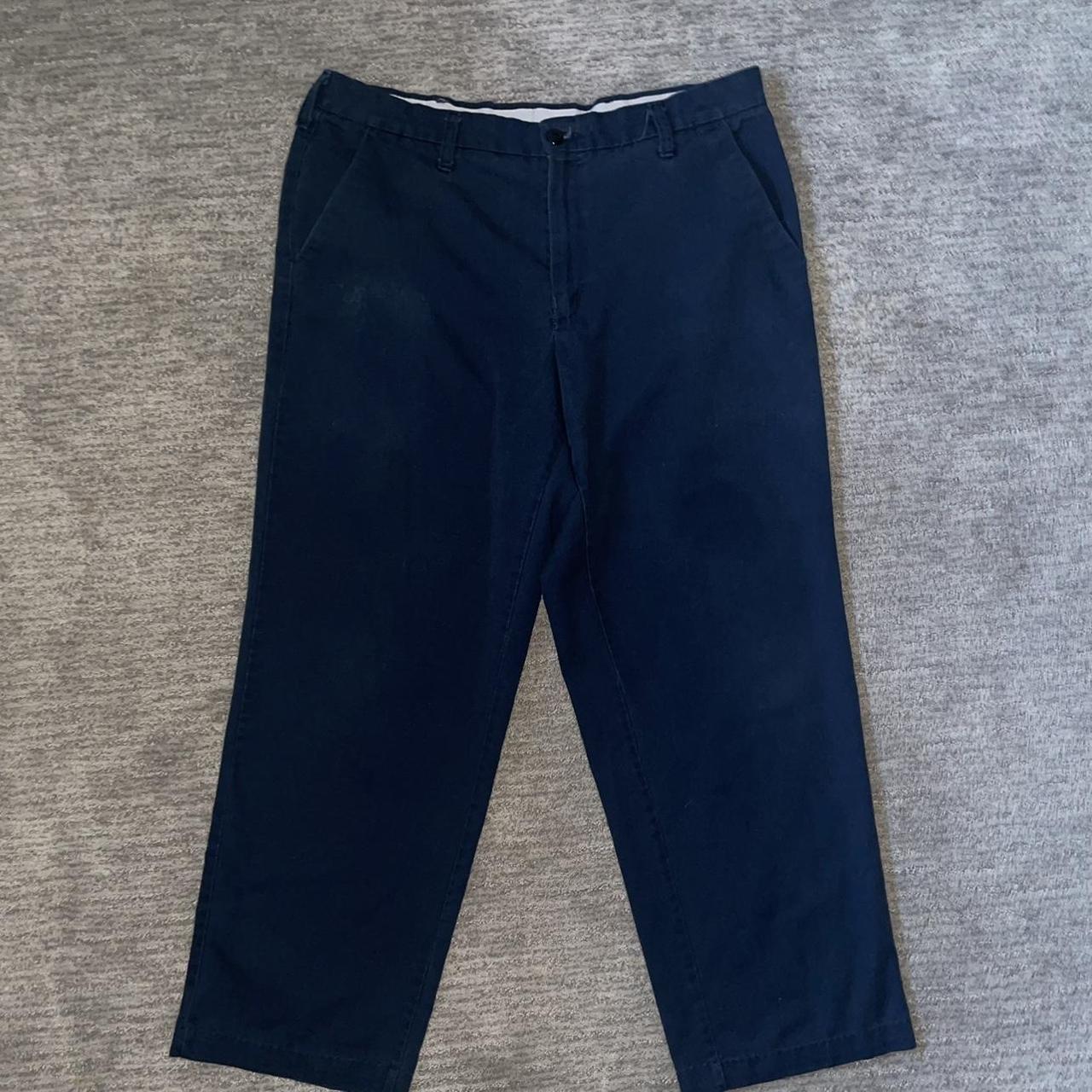 Red Kap Men's Navy Trousers | Depop