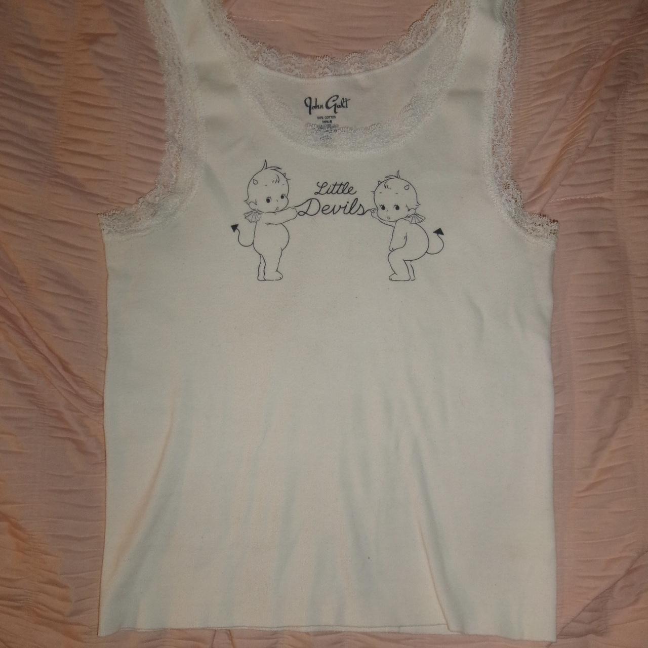 brandy melville/john galt kewpie graphic tank👼 Depop