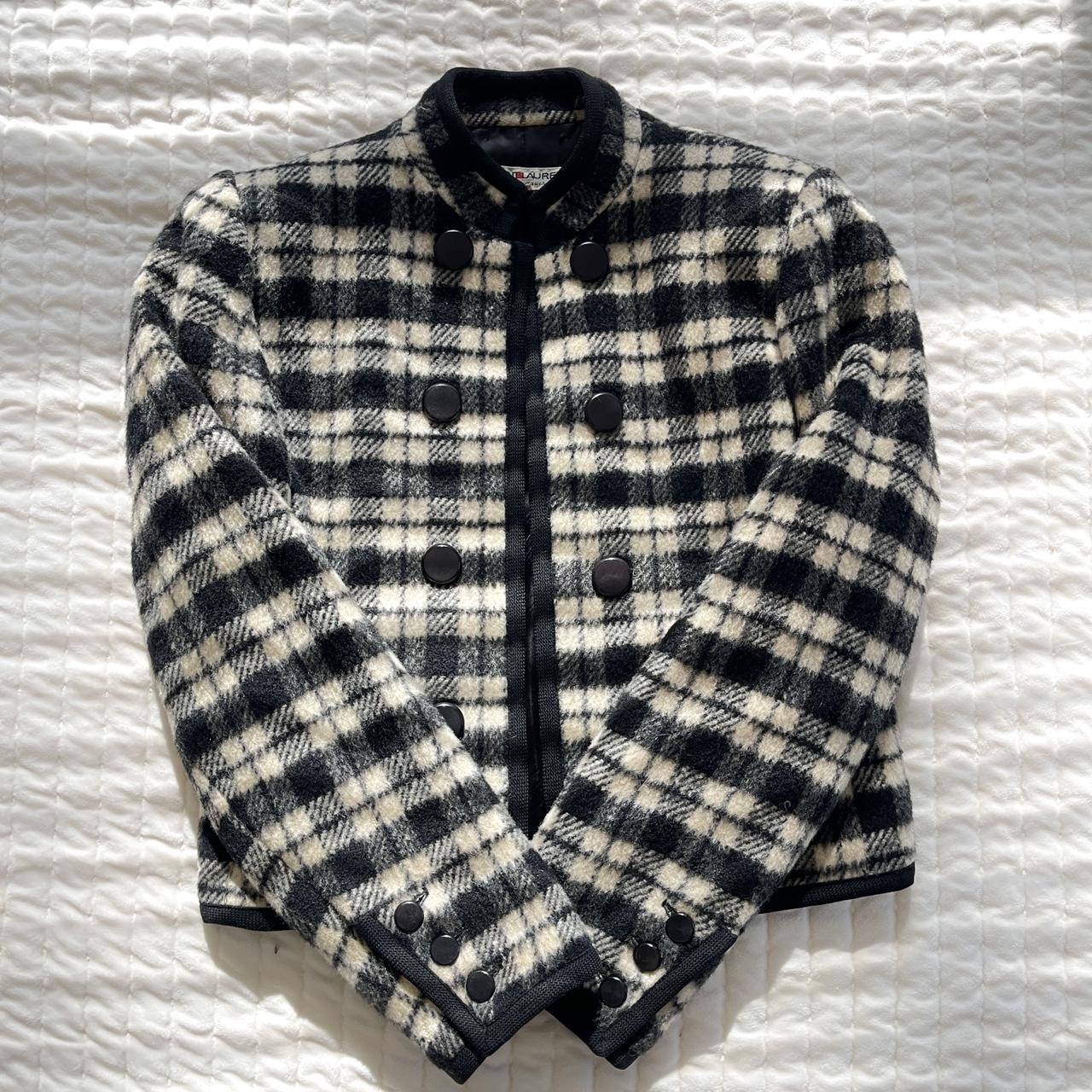 vintage 70s ysl jacket, size 38 (women’s