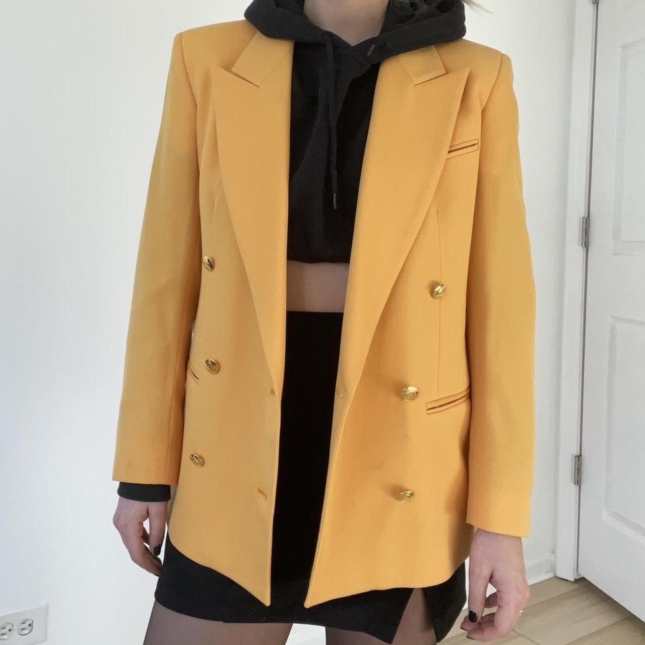 Austin Reed Women's Yellow and Gold Jacket