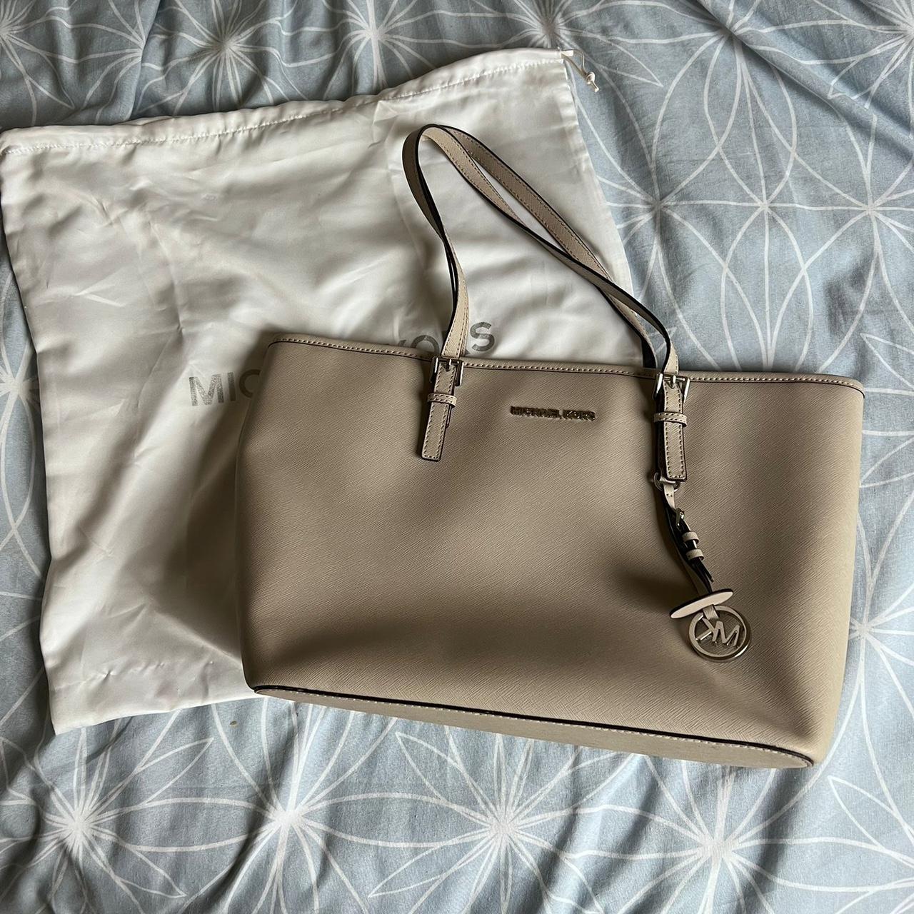 Michael kors deals light grey handbag