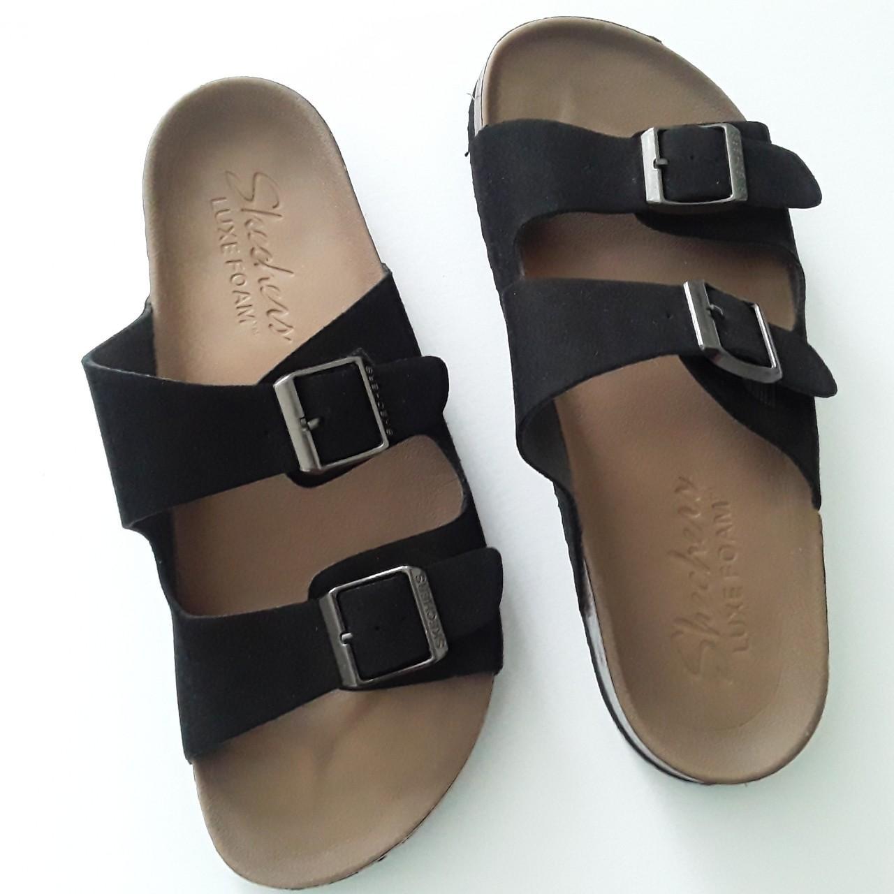 NWT-SKECHERS LUXEFOAM STYLE BIRKENSTOCKS ... - Depop