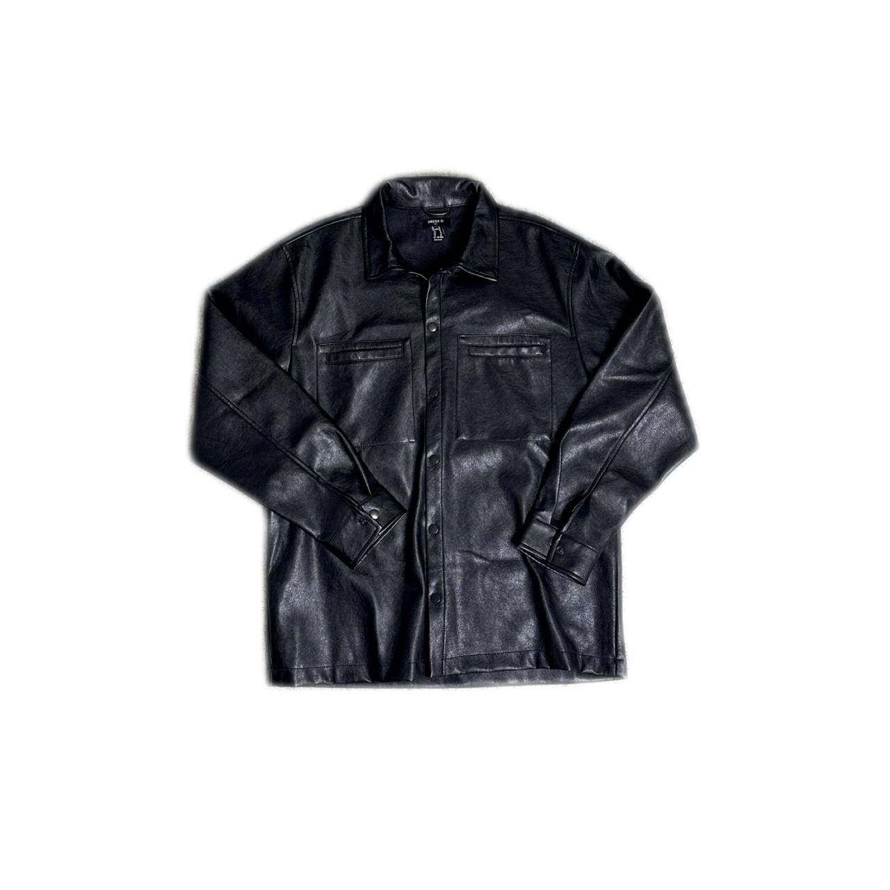 Forever 21 Faux Leather Jacket Never worn - Depop
