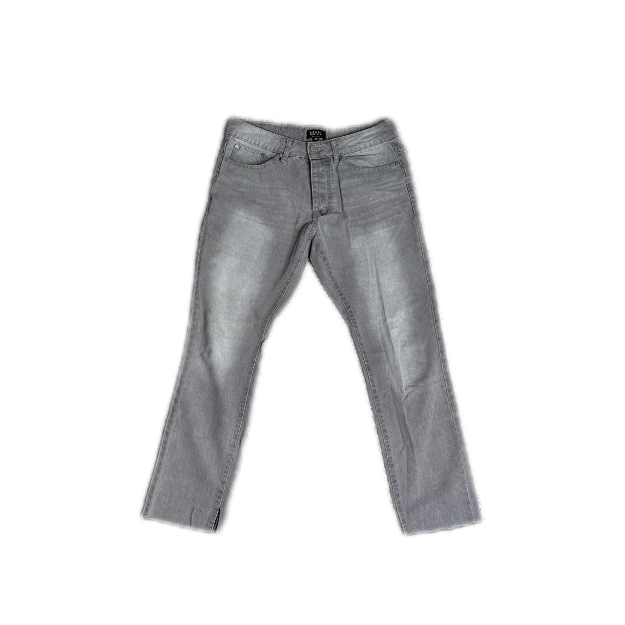 BoohooMan Slim Fit Denim model wears 30 waist, 5’8... Depop