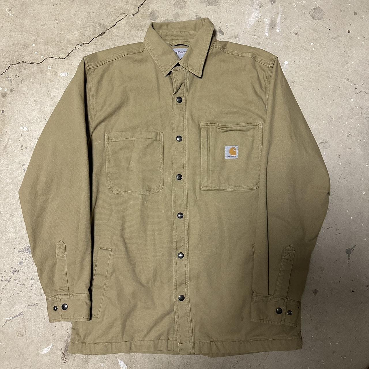 Carhartt jacket with hot sale flannel lining