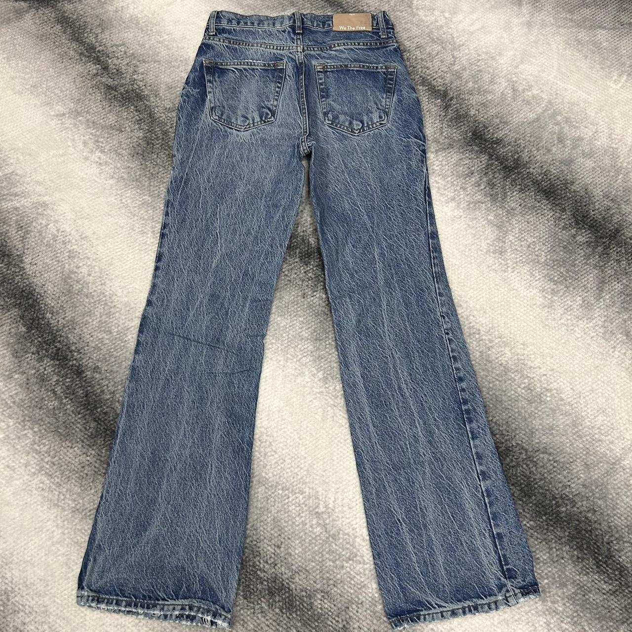 free people high waisted baggy jeans in great... - Depop