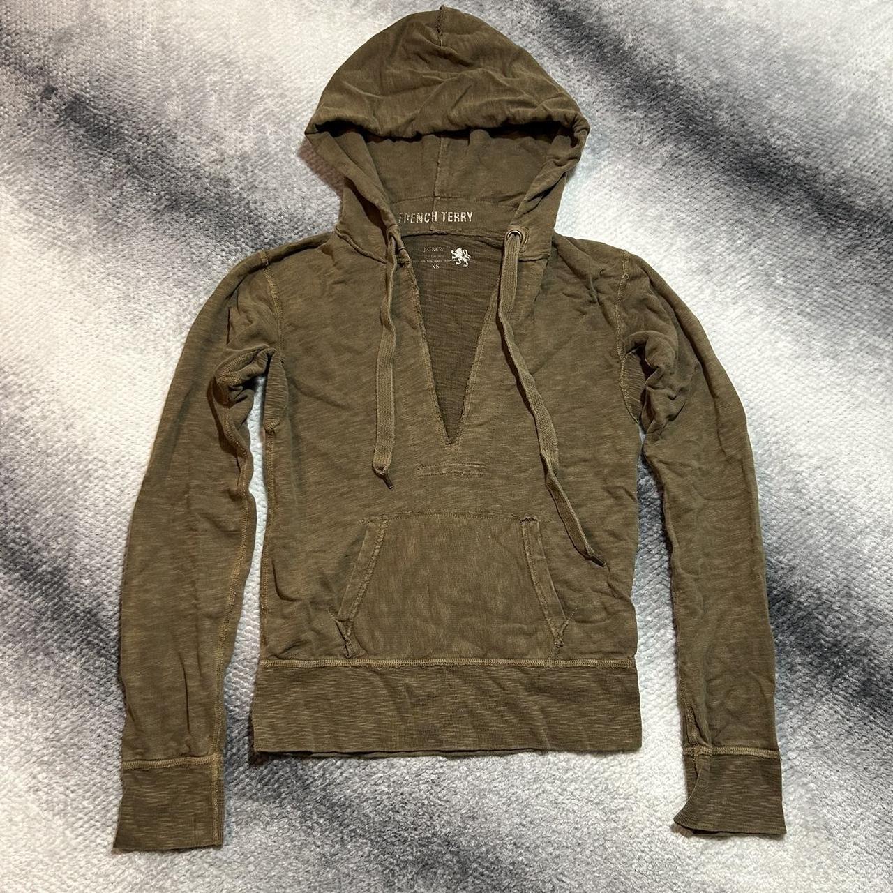 J crew discount v neck hoodie