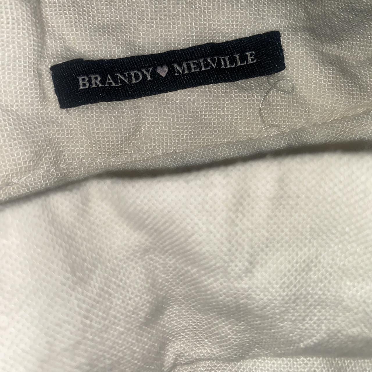 Brandy Melville Women's White Skirt | Depop