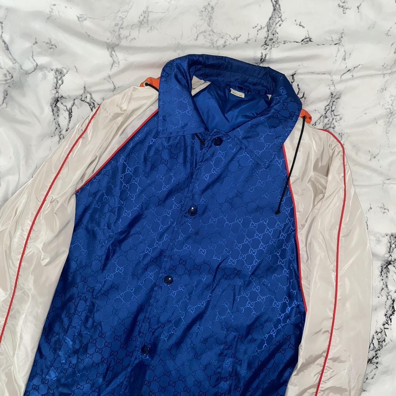 Blue gucci windbreaker online