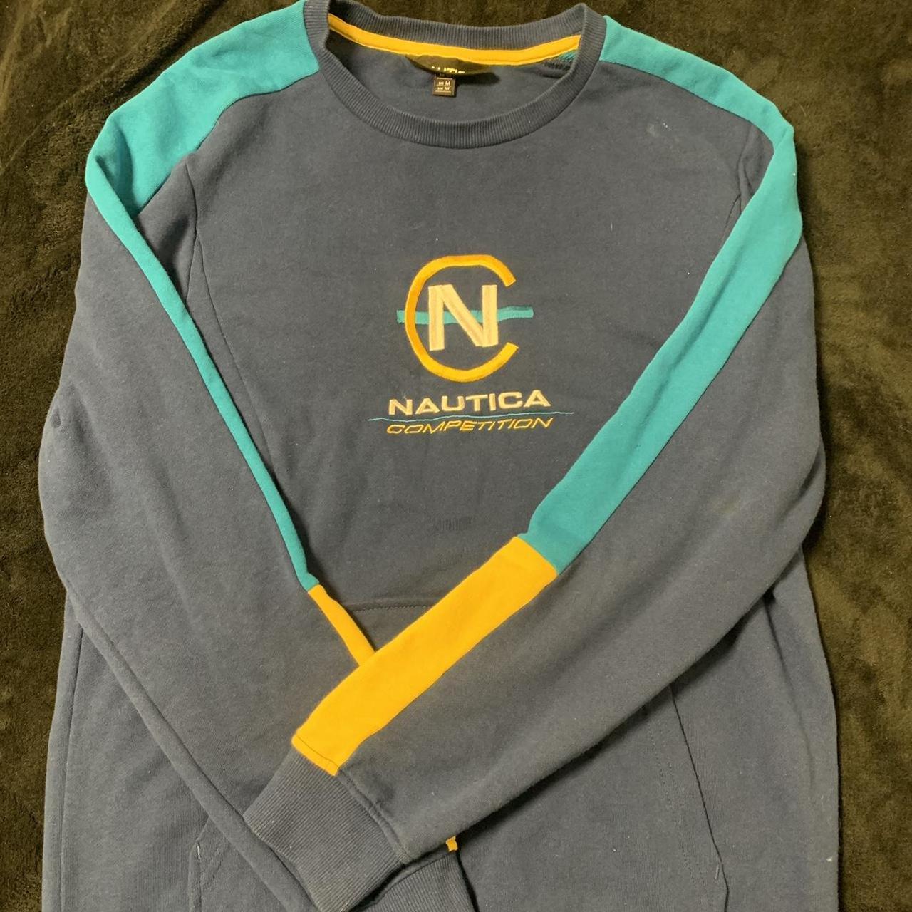Nautical vintage sweatshirt/jumper Embroidered... - Depop