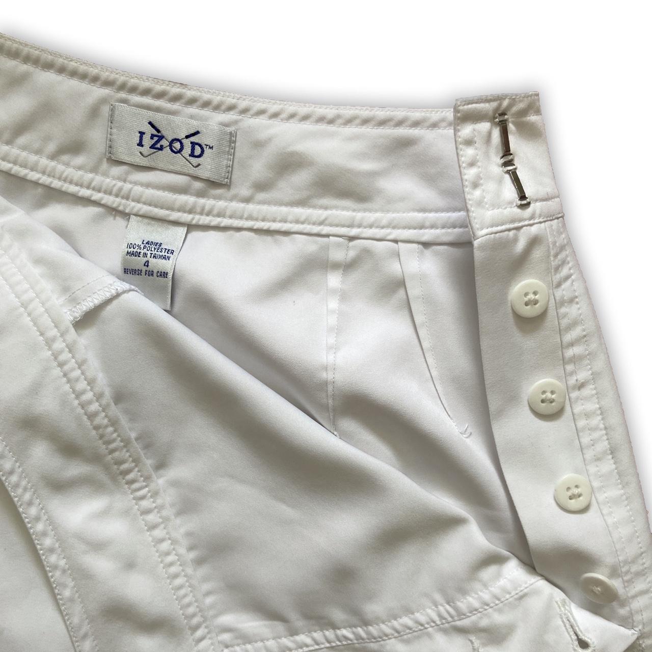 White Izod Tennis Skirt - Size 4 - Has shorts... - Depop
