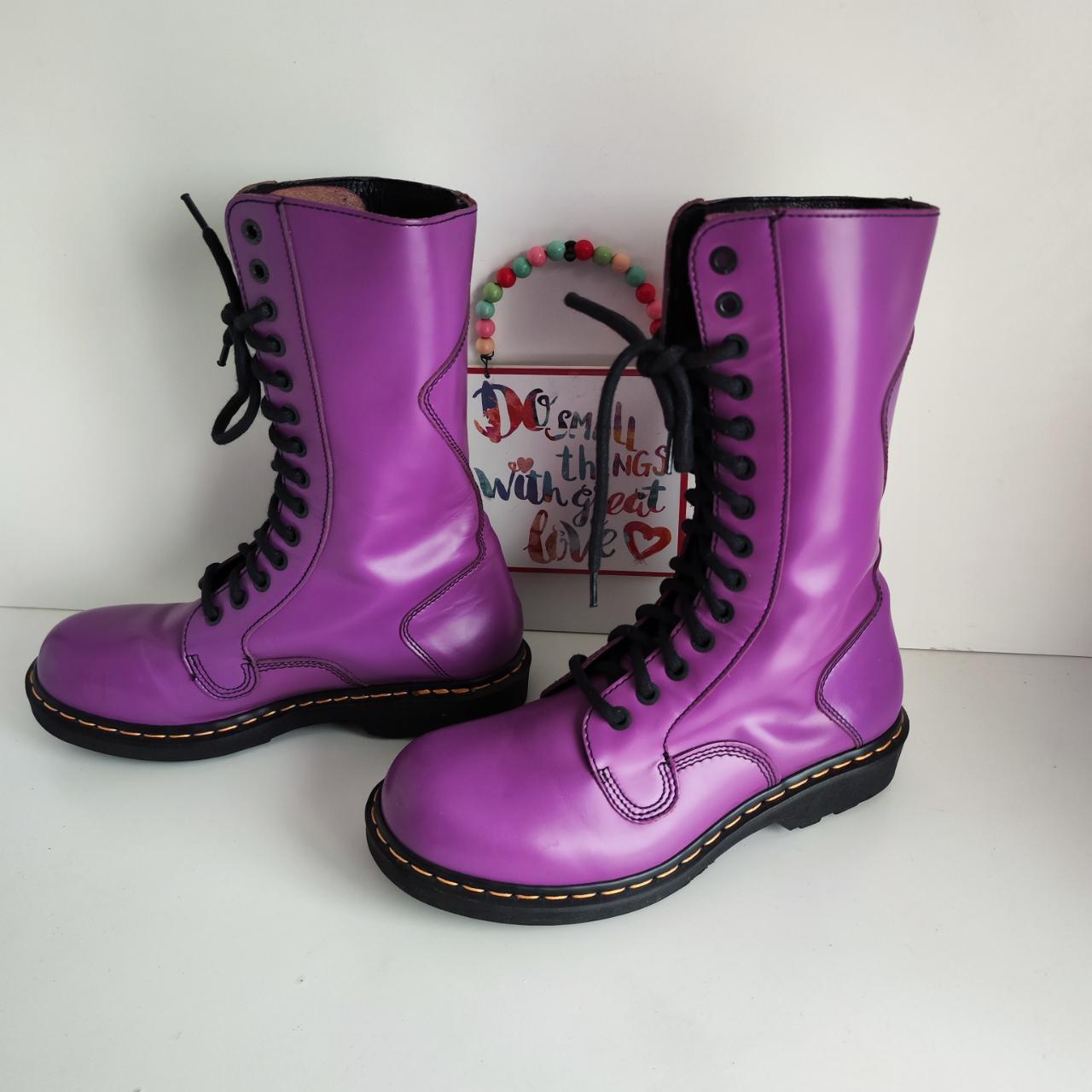 purple doc martens mens