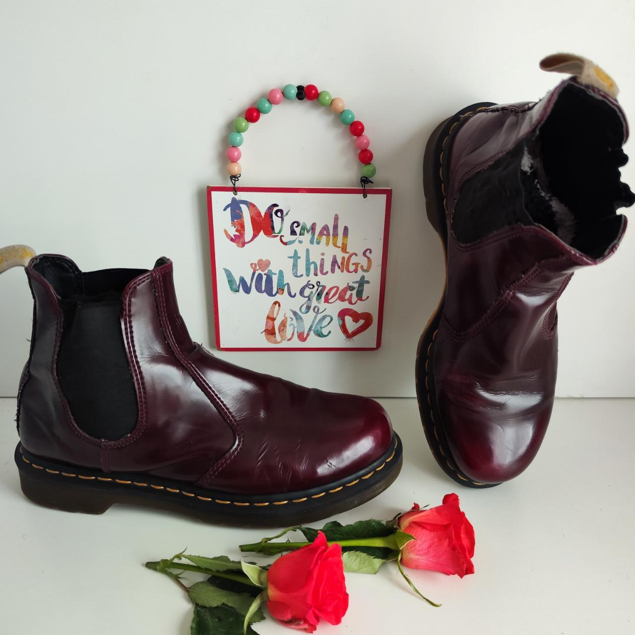 Dr Doc Martens arcadia chelsea flora cherry Depop