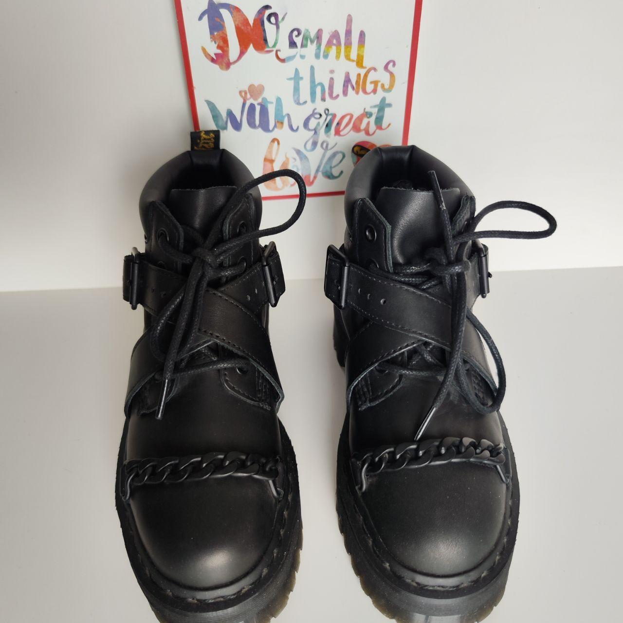 A17725 美品 ドクターマーチン 1490 JOSKA STUD BOOTS 1490 Joska Smooth in Black | Dr. Martens