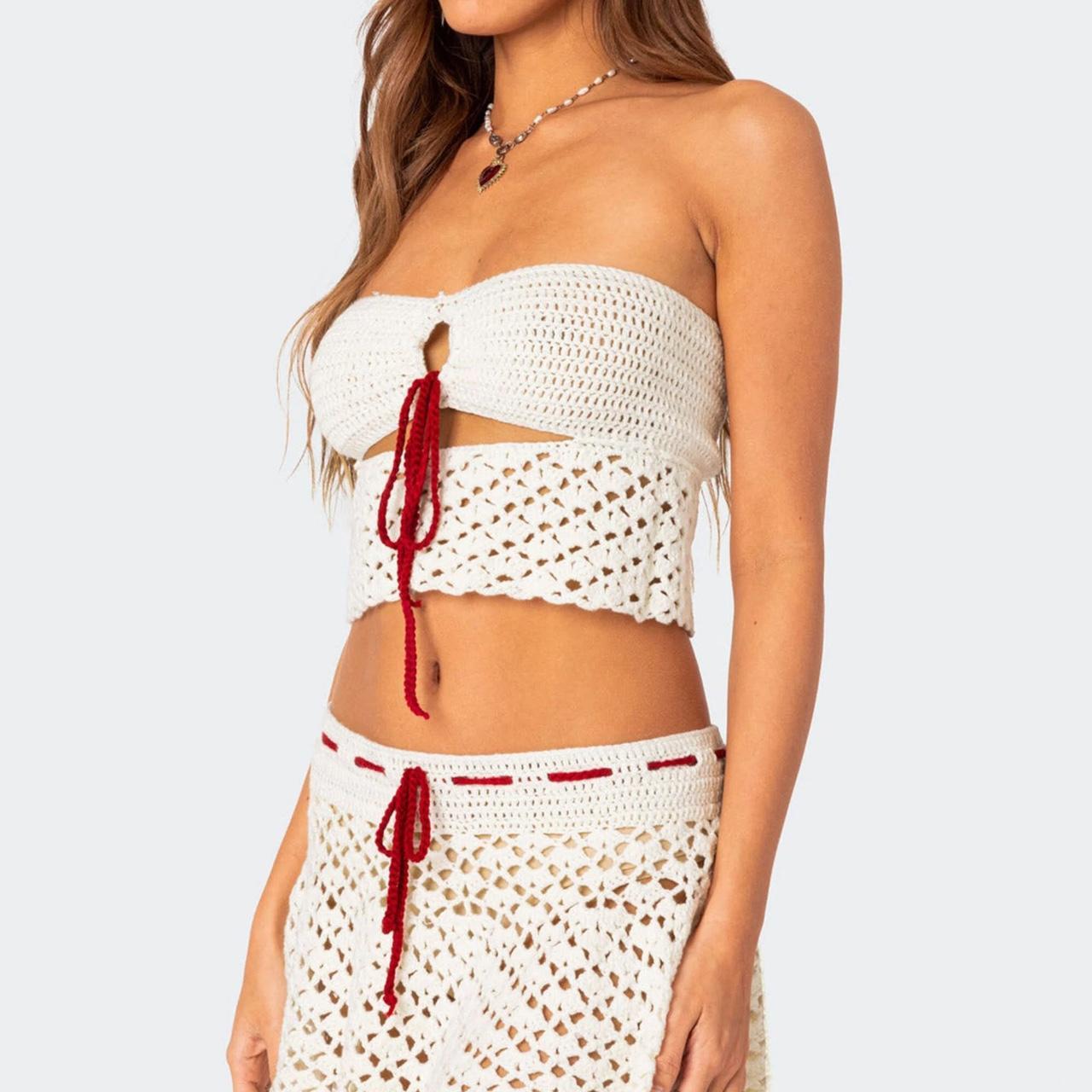 Edikted Women's Skirt - White/Cream - S – Edikted… - image 3