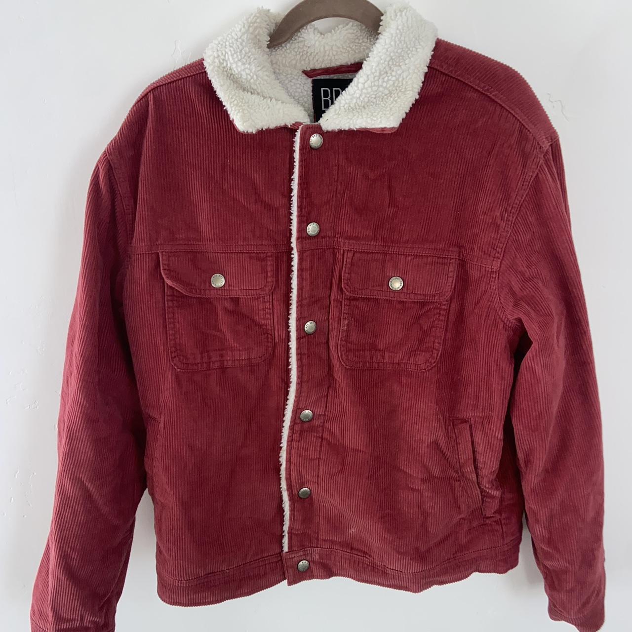 Mens red clearance sherpa jacket