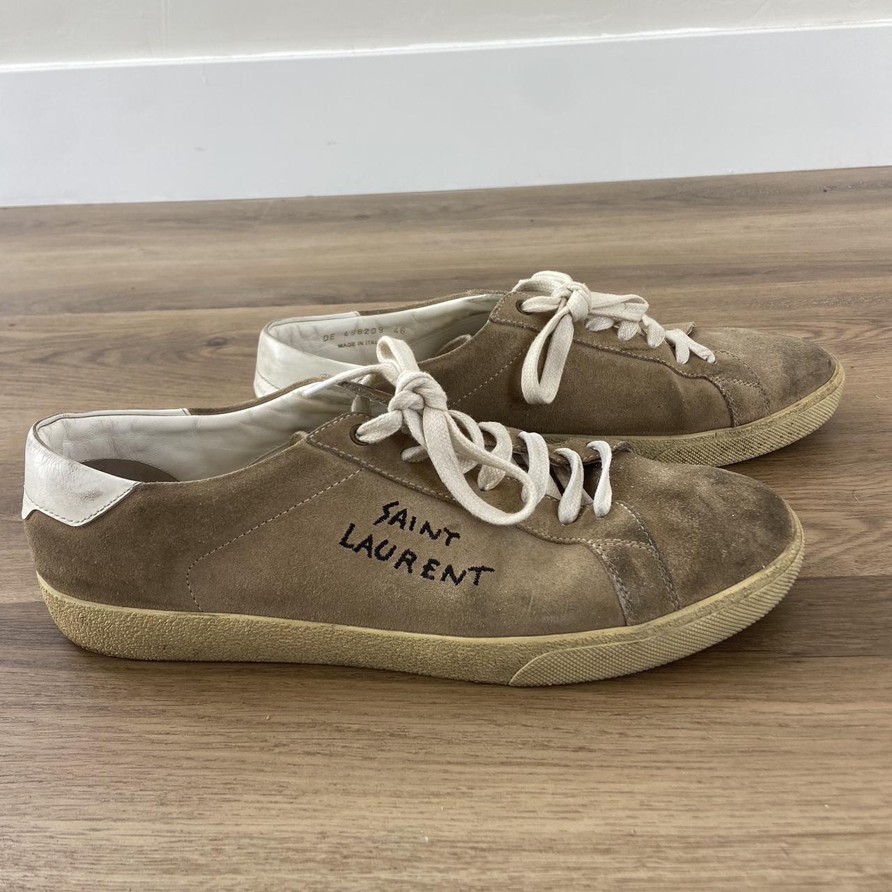 Saint laurent hot sale beige sneakers