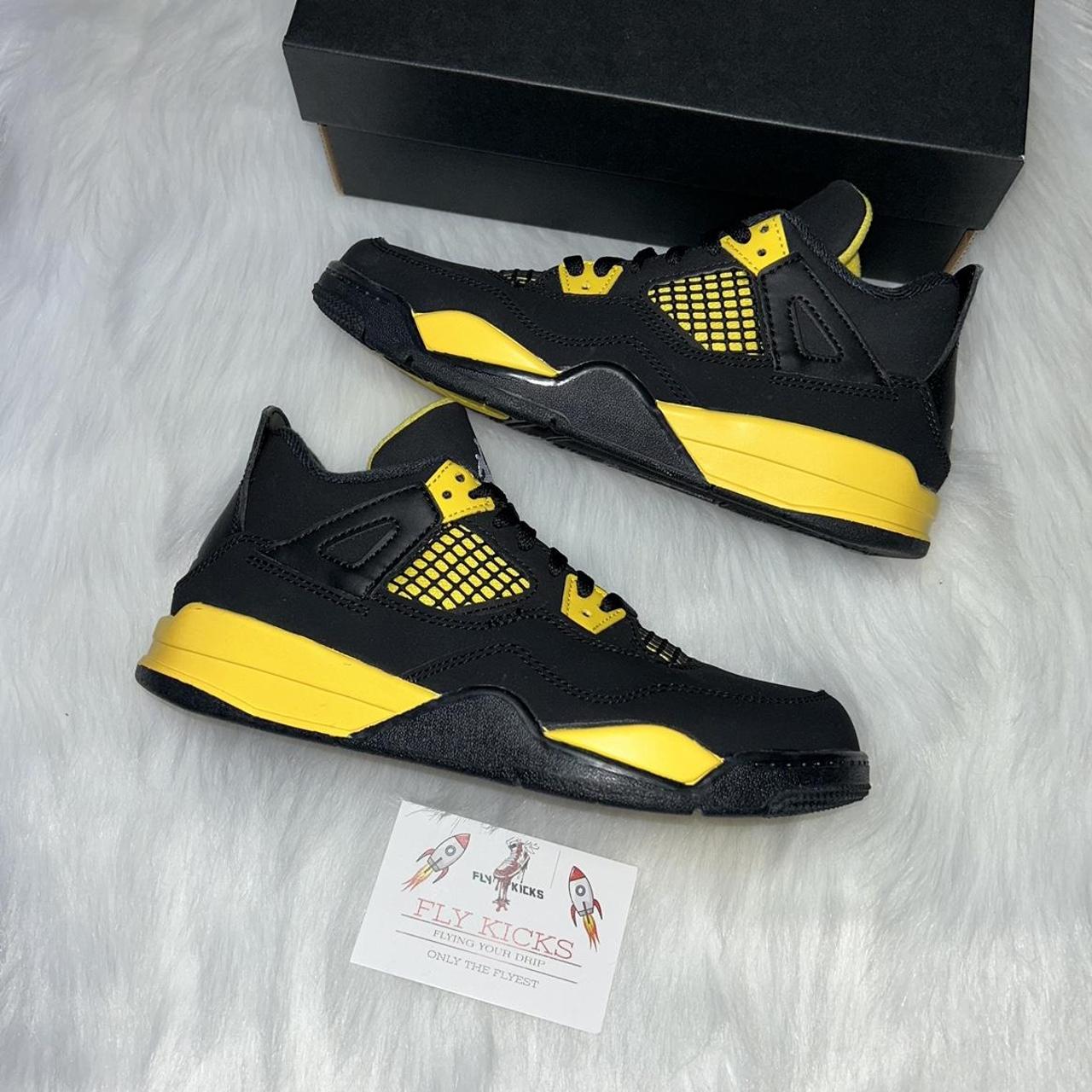 jordan 4 yellow and black