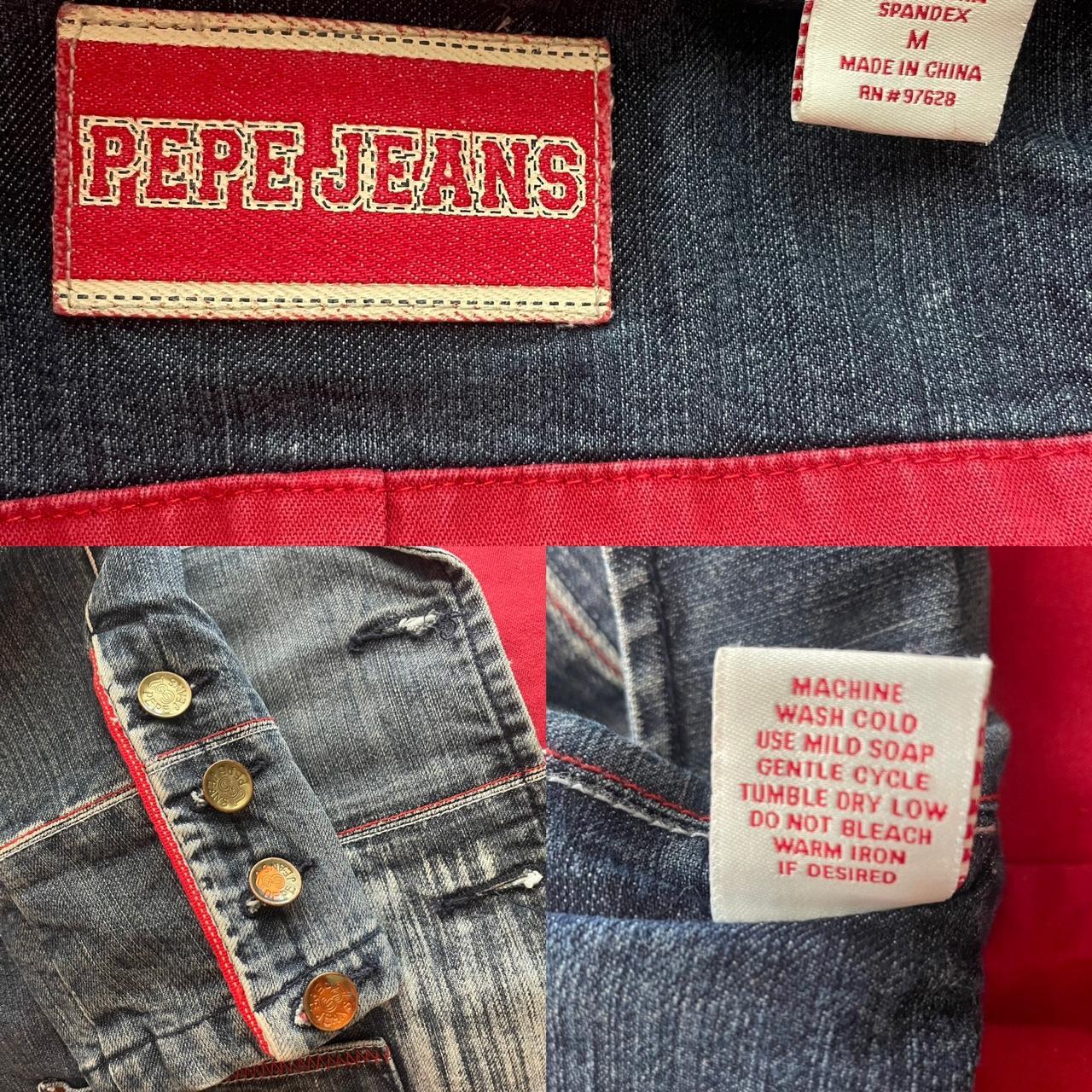 Vintage 1990s Pepe Jeans London Patchwork Denim... - Depop