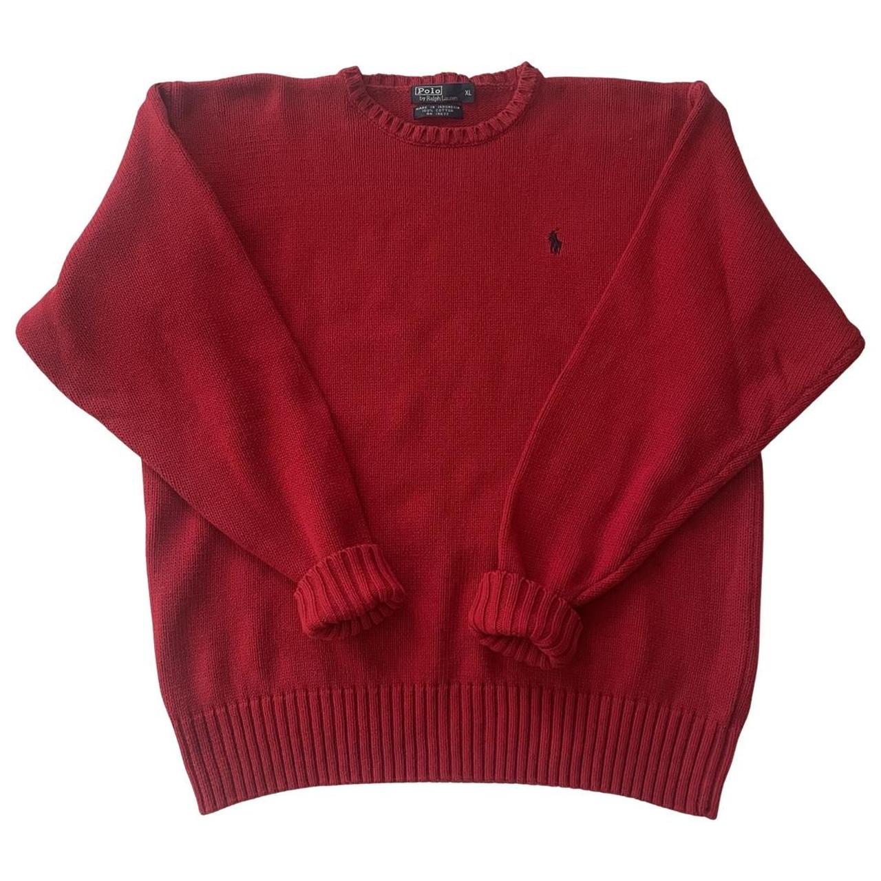 Vintage Youth Polo by Ralph Lauren Cotton Sweater in... - Depop