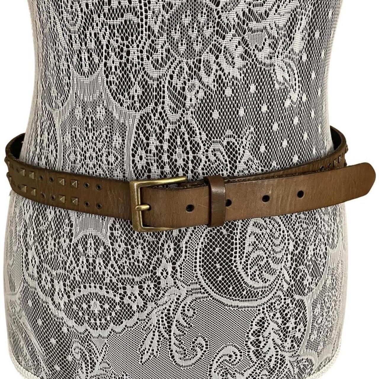 Ralph Lauren Collection Cheetah-Print Leather Belt - Brown