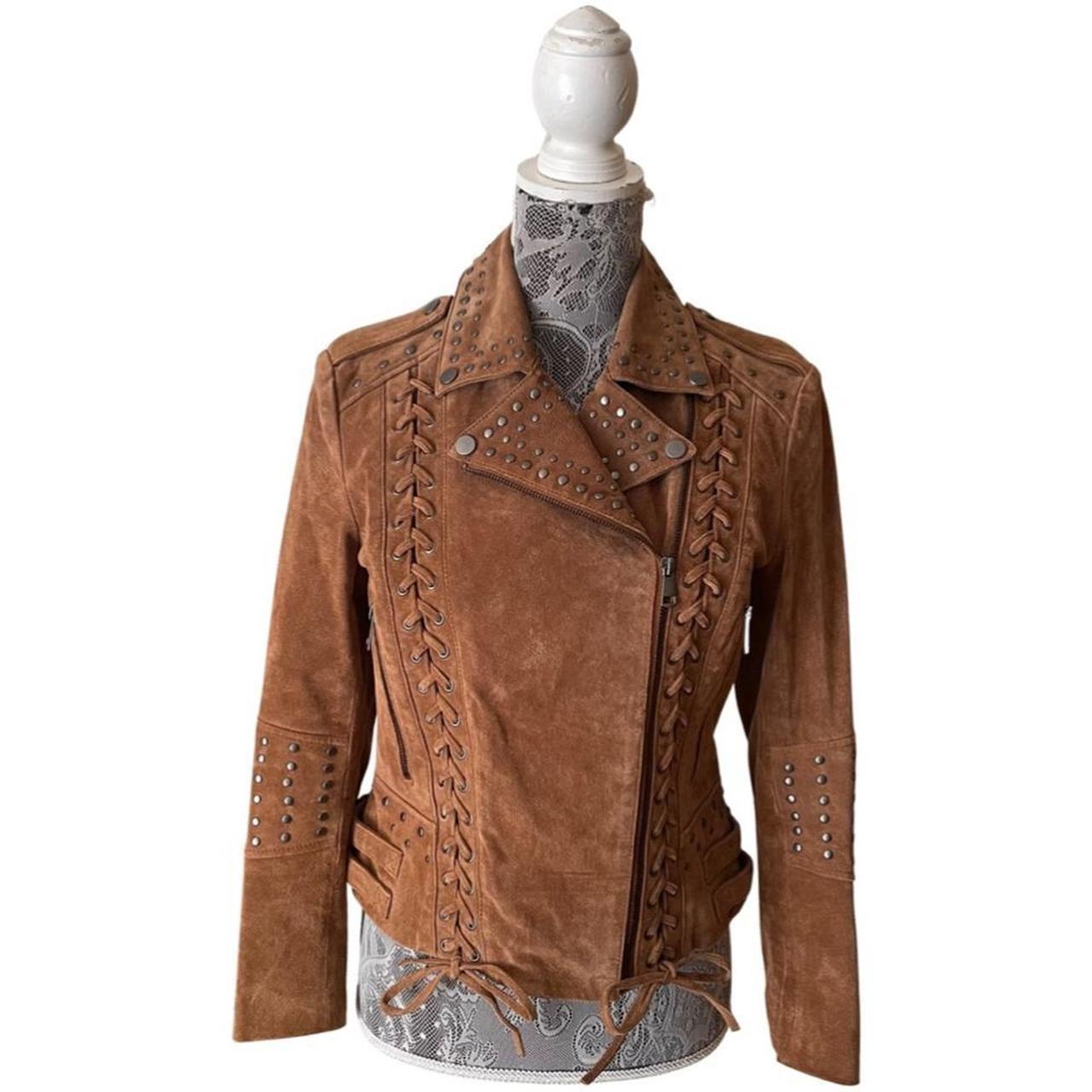 Amaryllis leather moto jacket hotsell