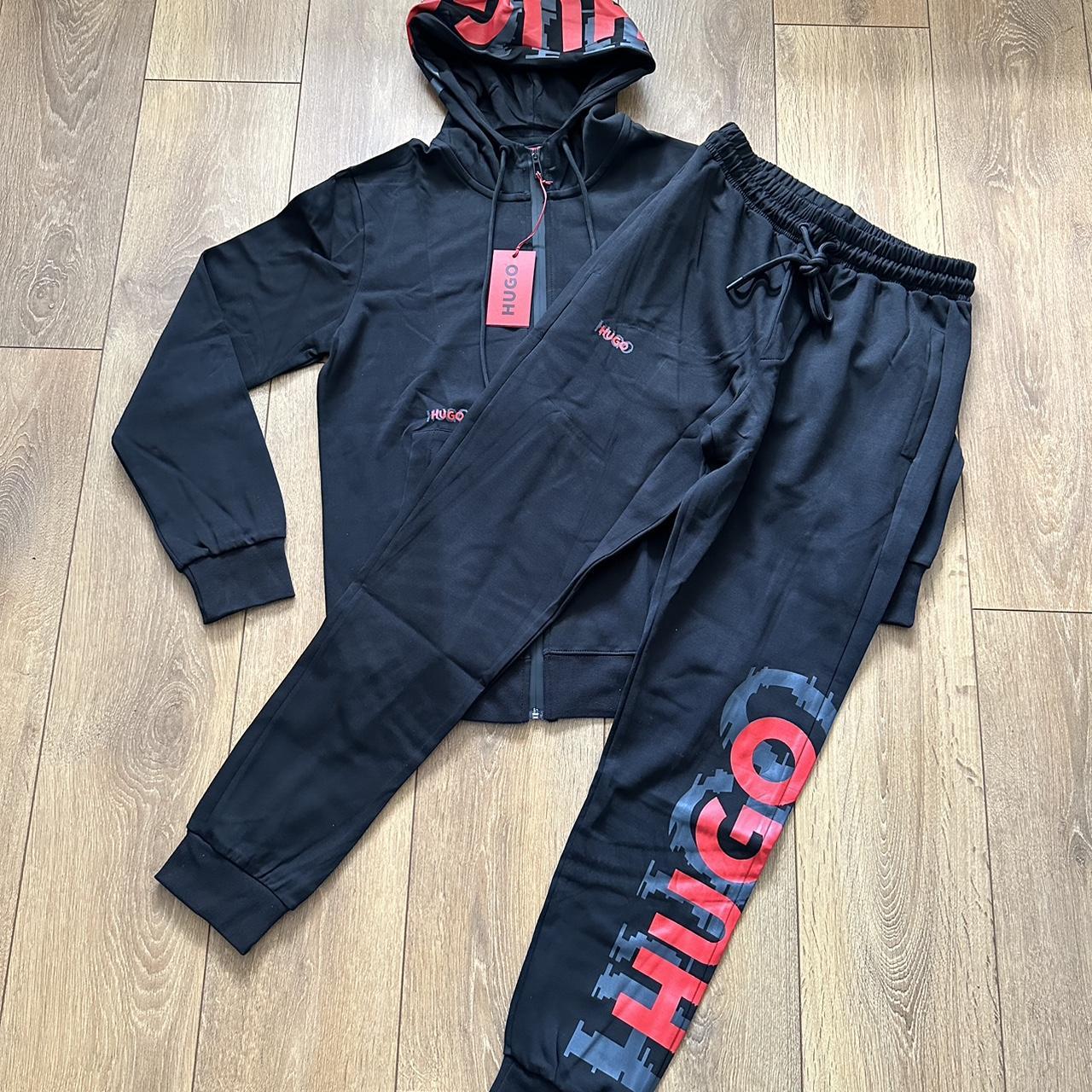 Hugo boss tracksuit Red label... - Depop