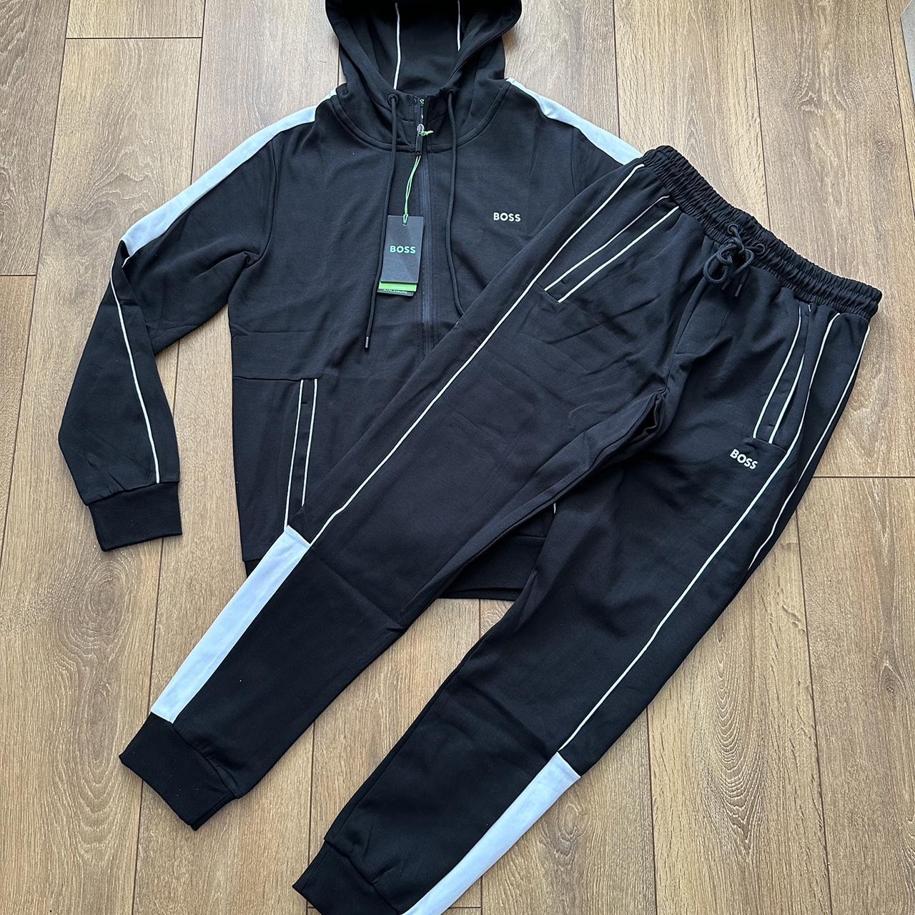 Hugo boss tracksuit green label best sale