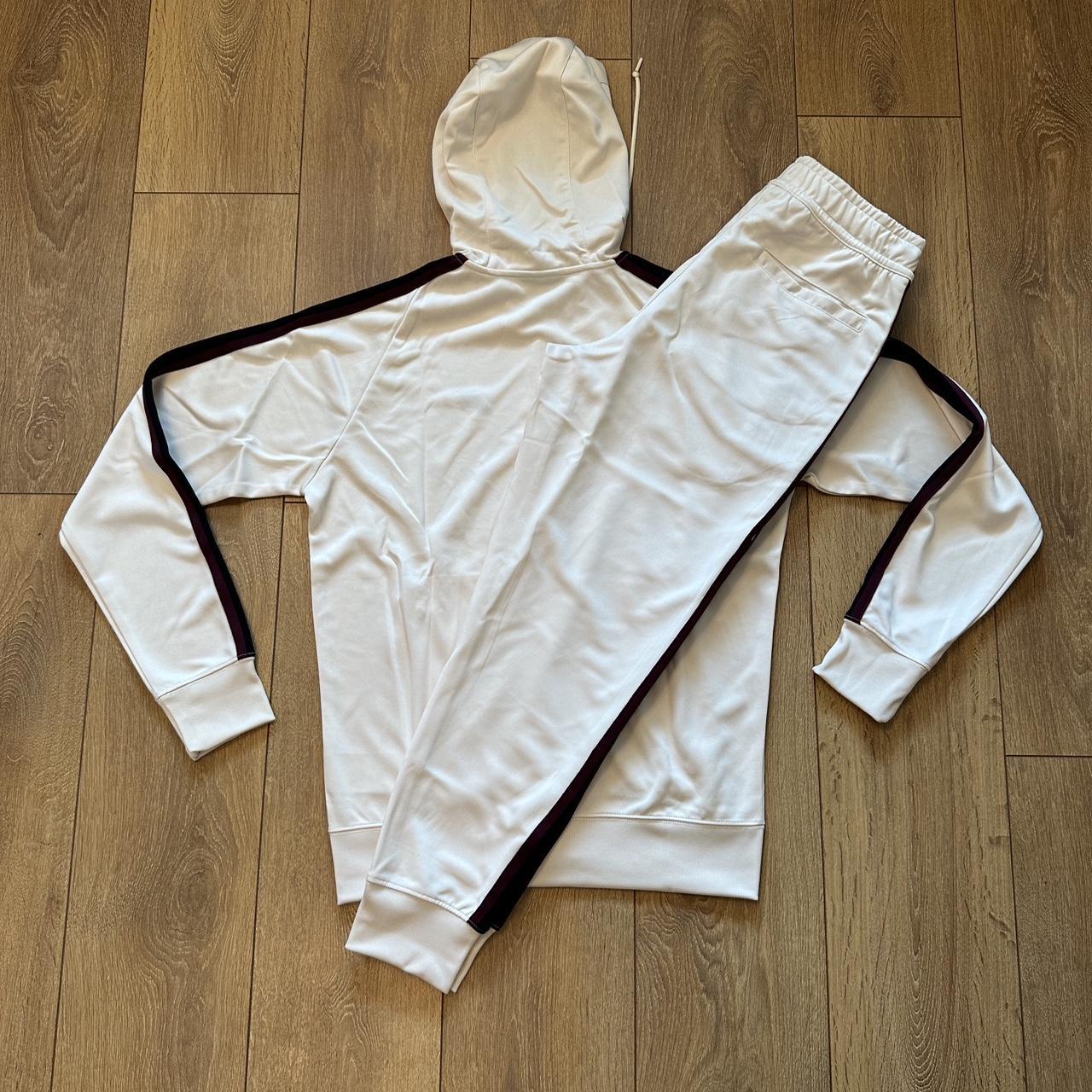 Nike tribute hot sale tracksuit white