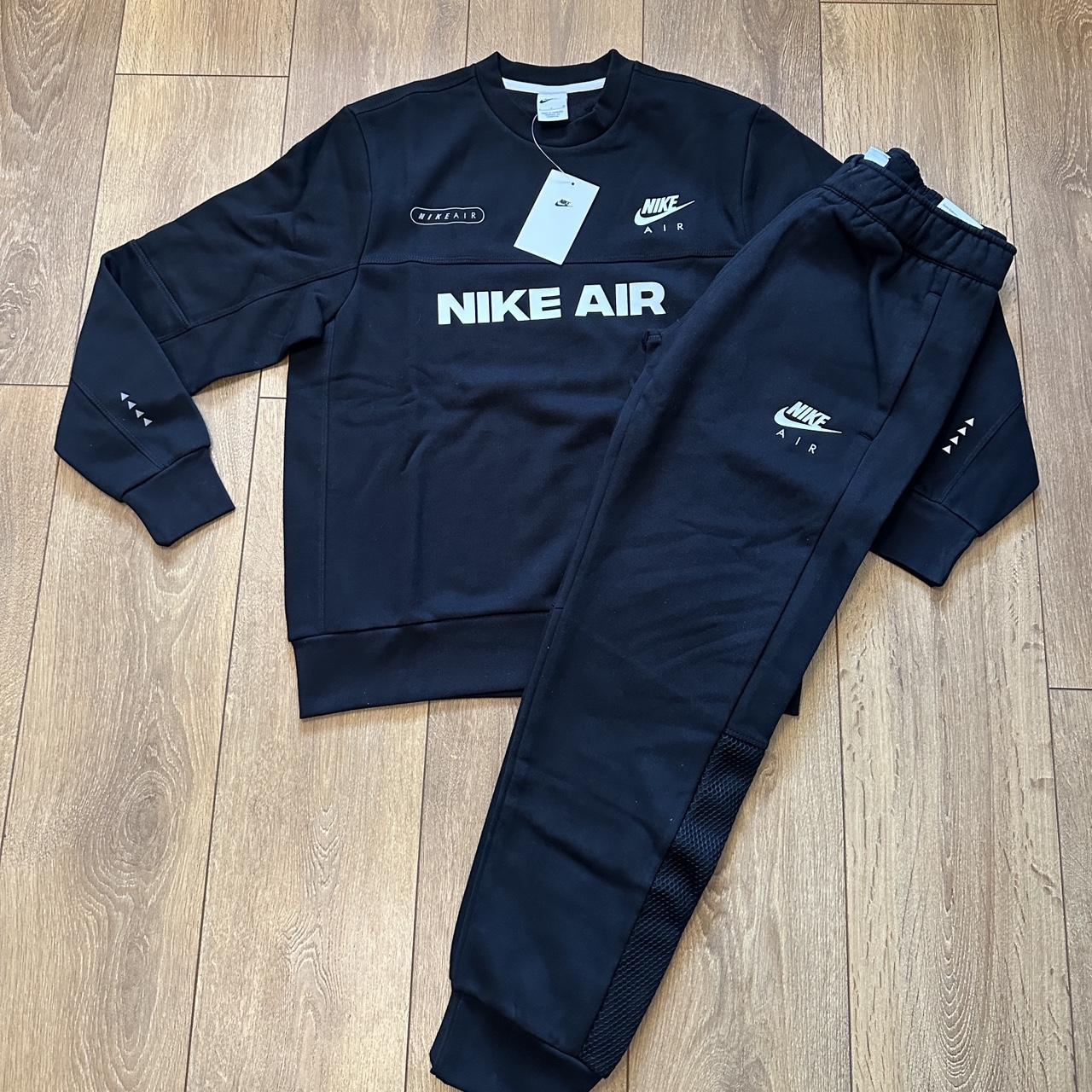 mens black nike air tracksuit