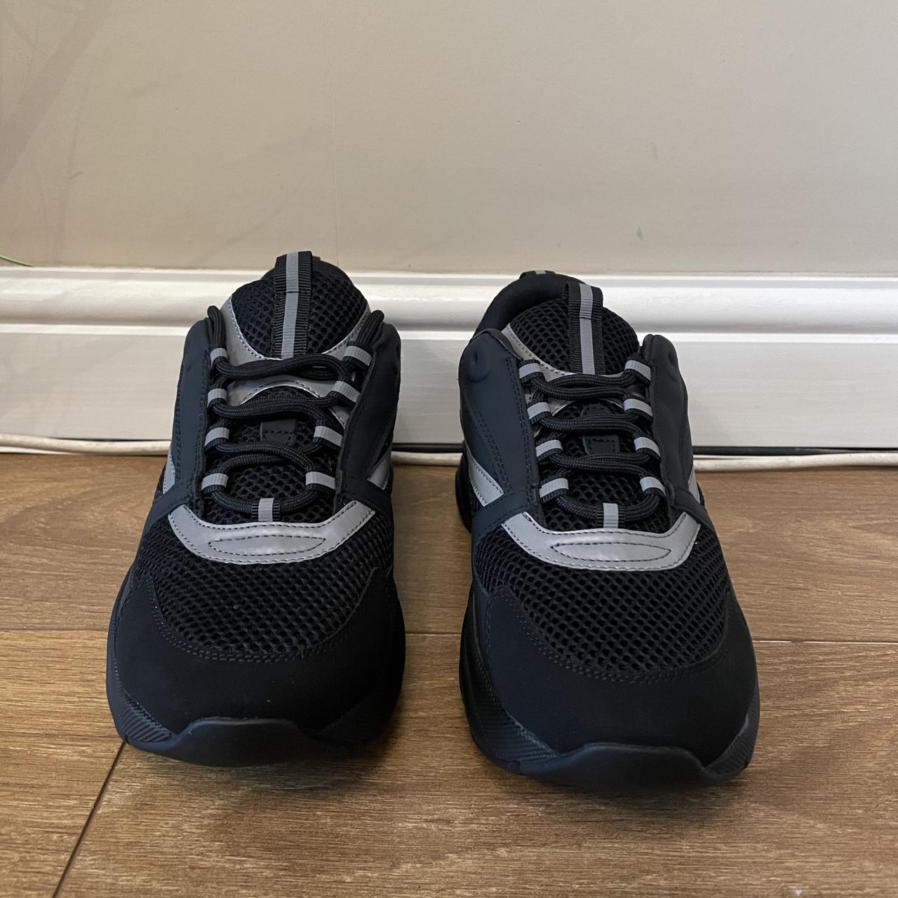 Dior b22 Black colour way with reflective detailing... - Depop