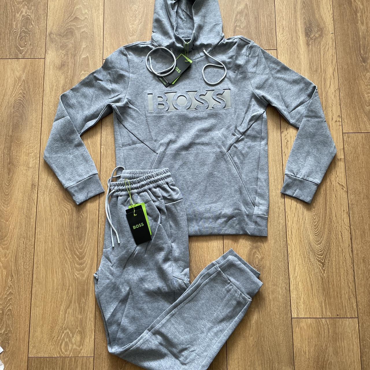 Hugo boss tracksuit Green label. Depop