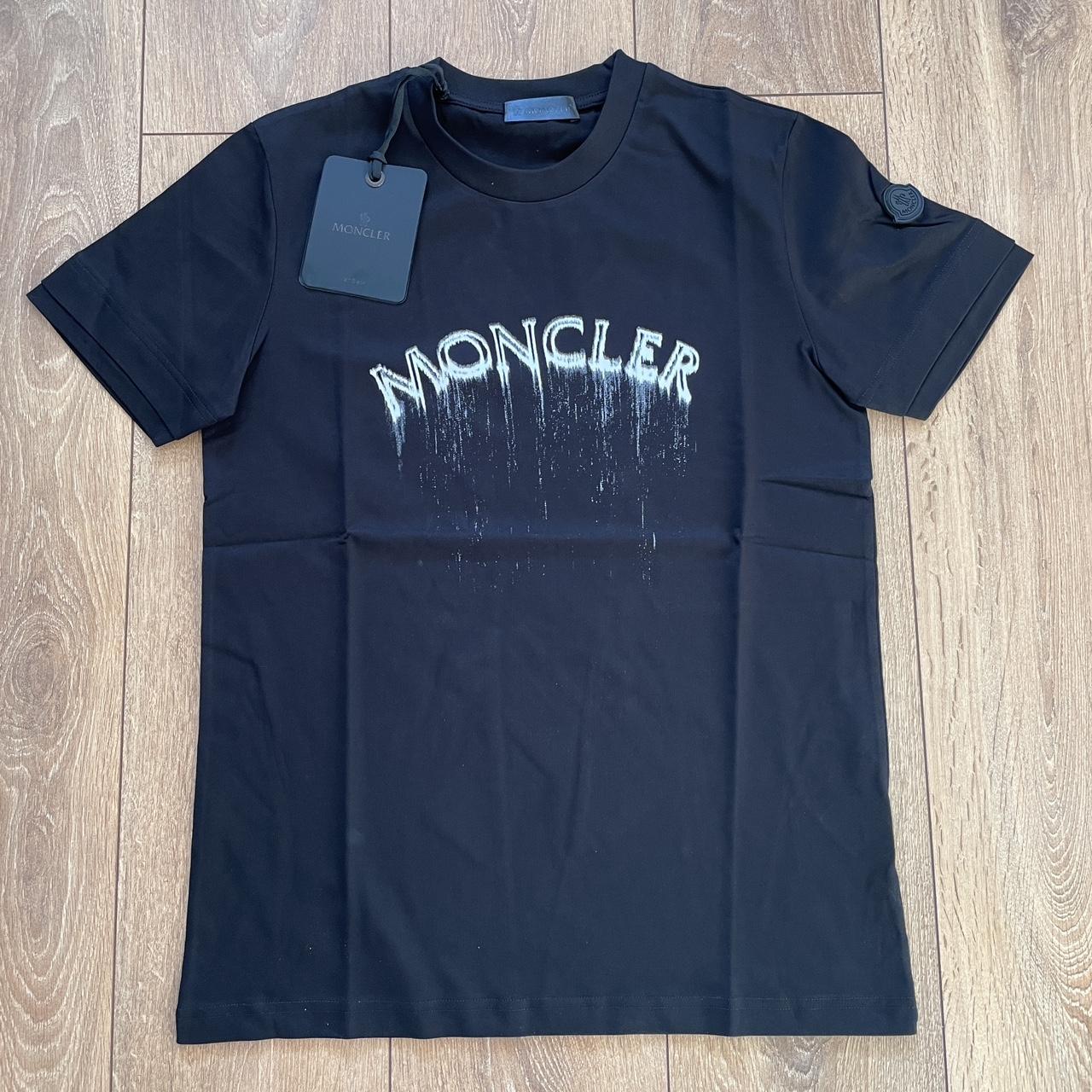 Moncler tricolour t shirt logo New season | Depop