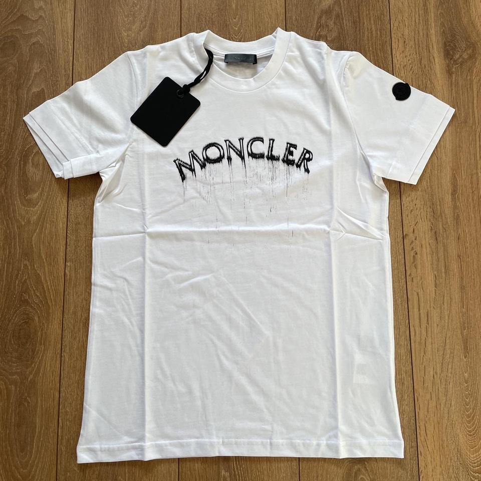 Moncler tricolour t shirt logo New season | Depop