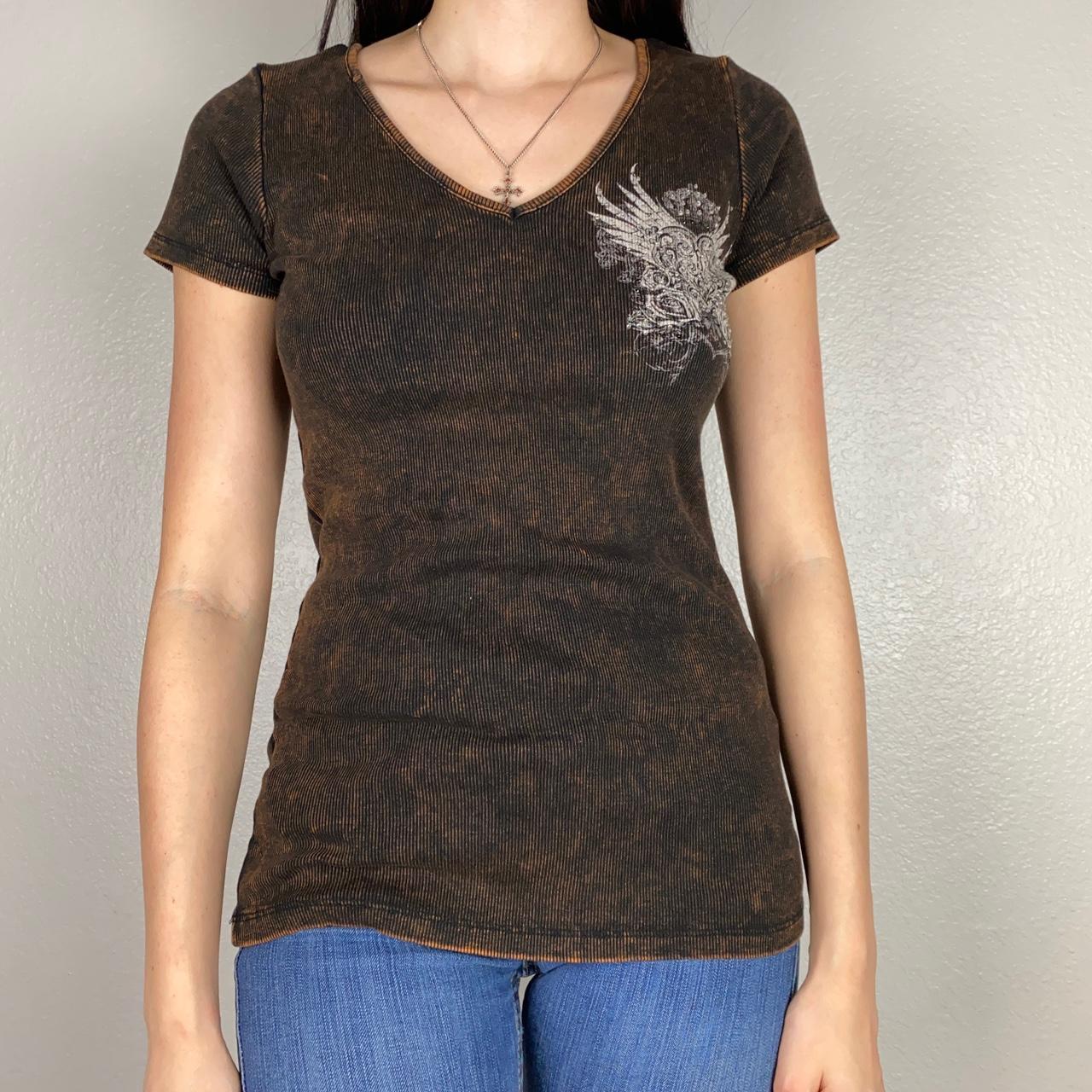 Women's Brown Tshirt Depop