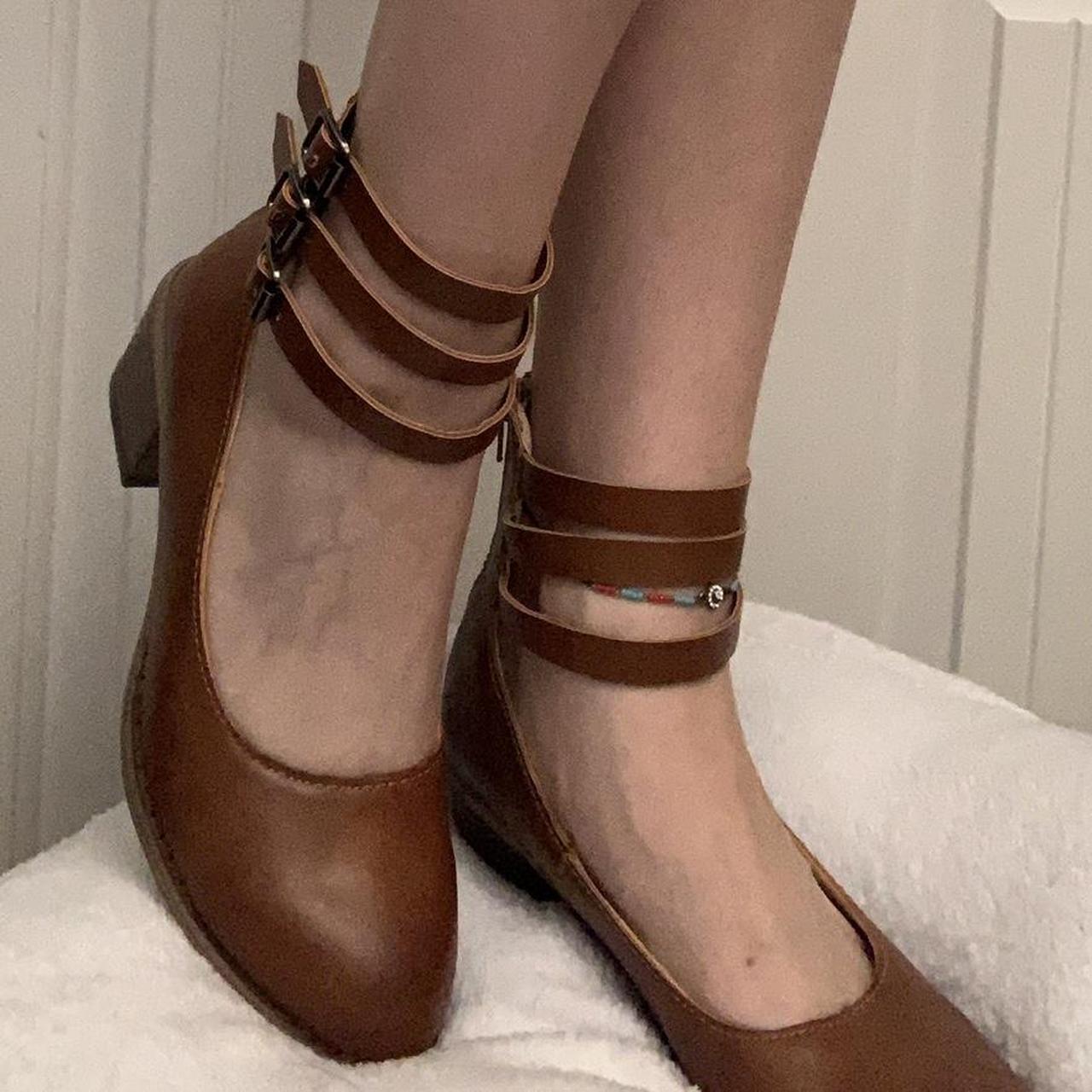 2 inch strappy sales heels