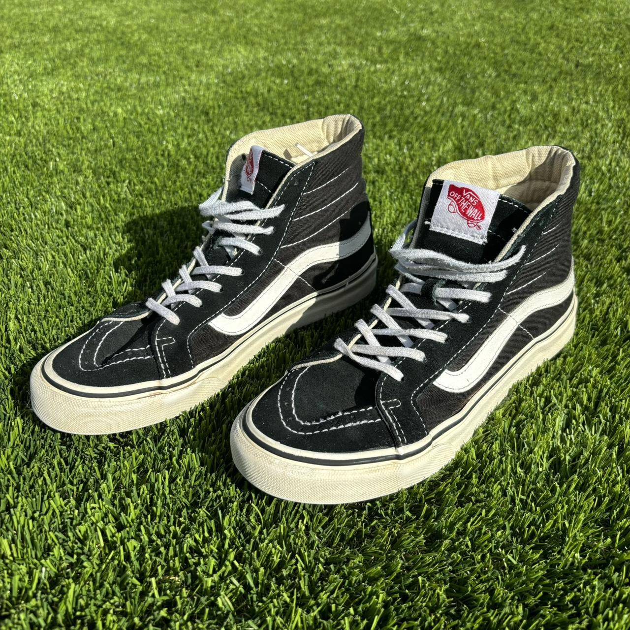 Vans CLASSIC Old Skool high tops sk8-hi Anaheim... - Depop