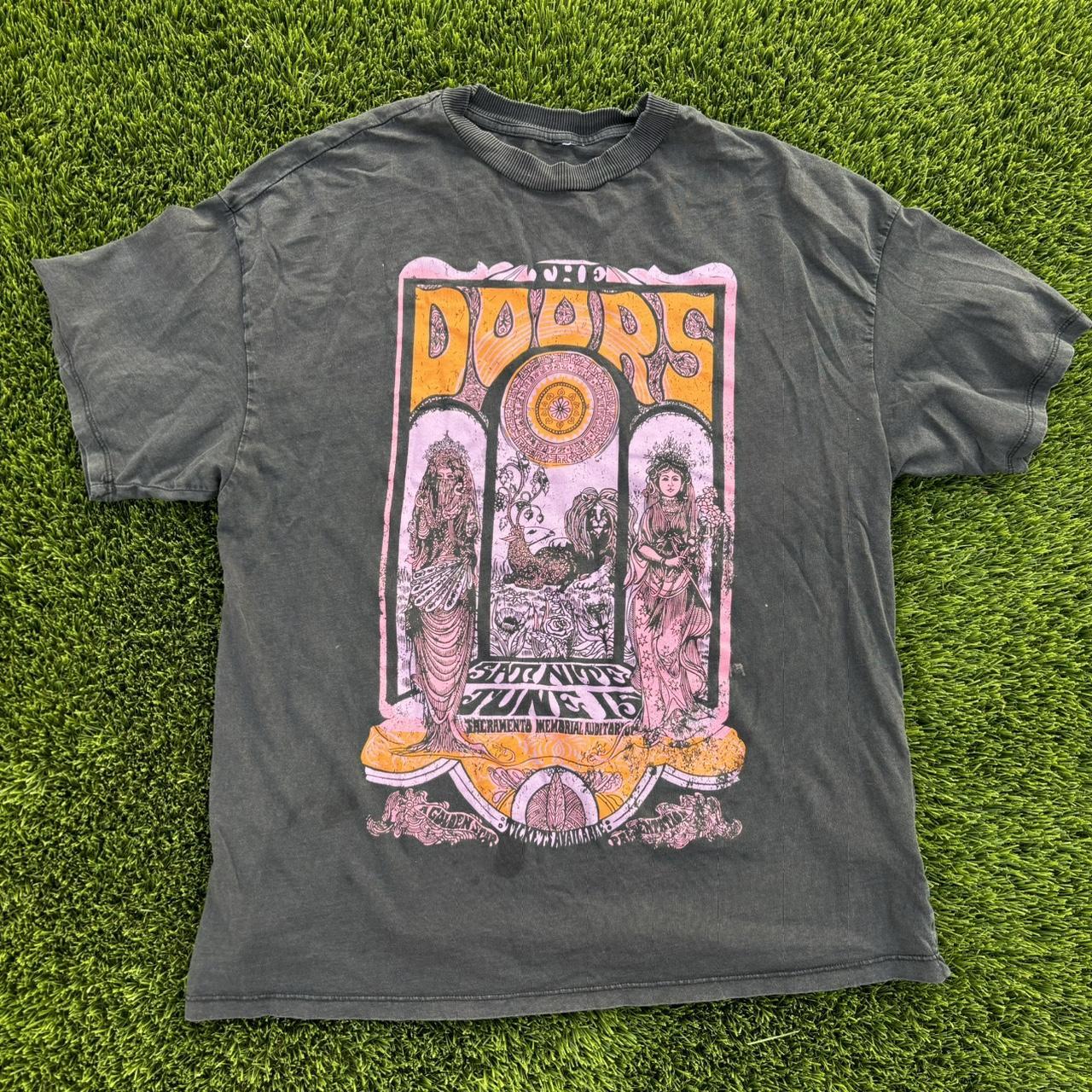 The Doors band vintage style t shirt, hippie / 70s... - Depop