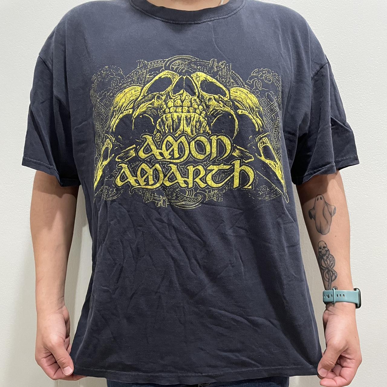 Men’s vintage Amon Amarth band tshirt Size... Depop