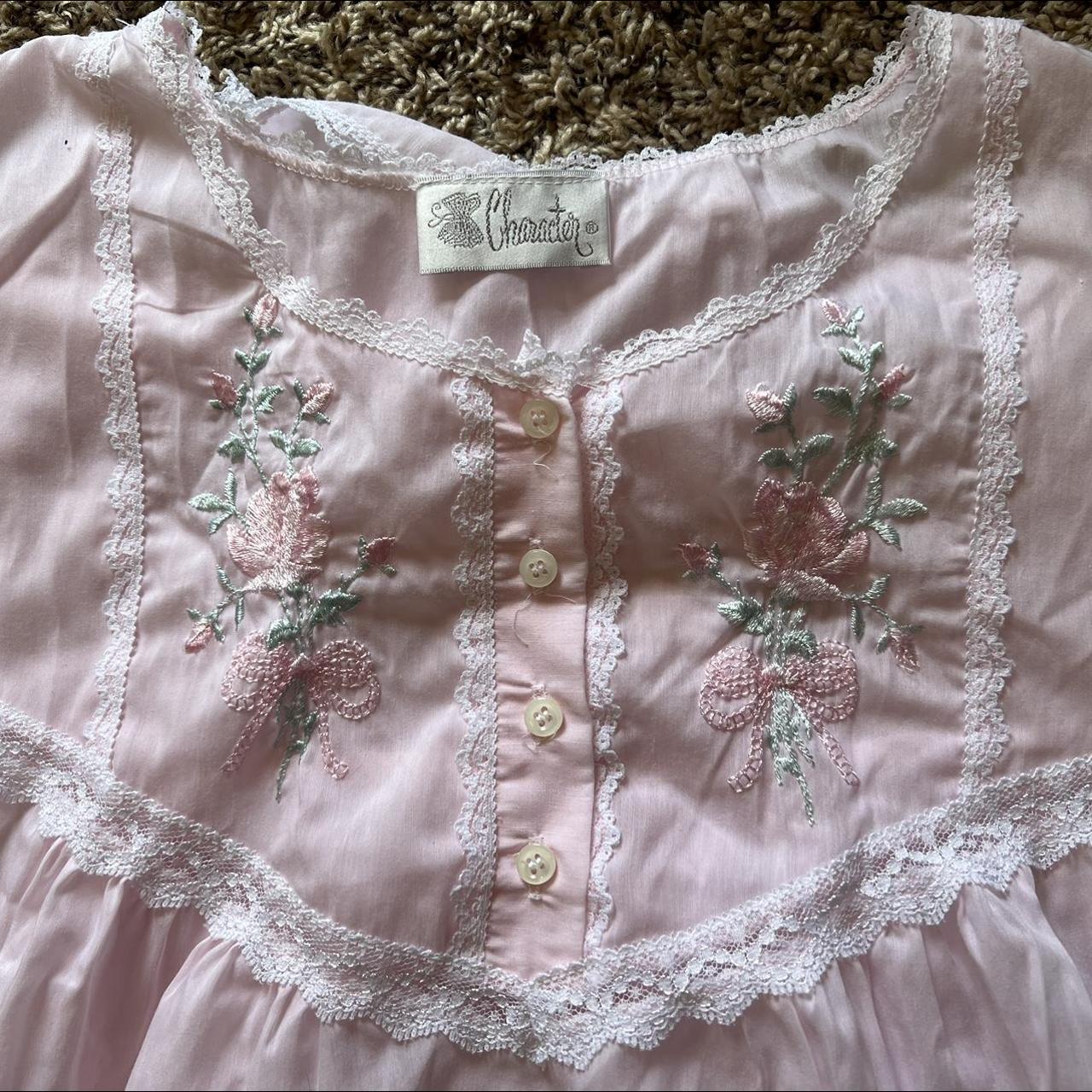 Character Women's Pink and White Dress (2)