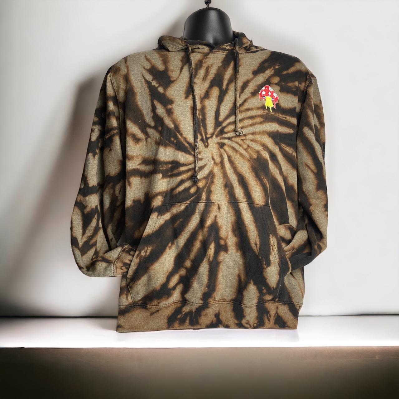 Camouflage Swirl Tie Dye Hoodie 