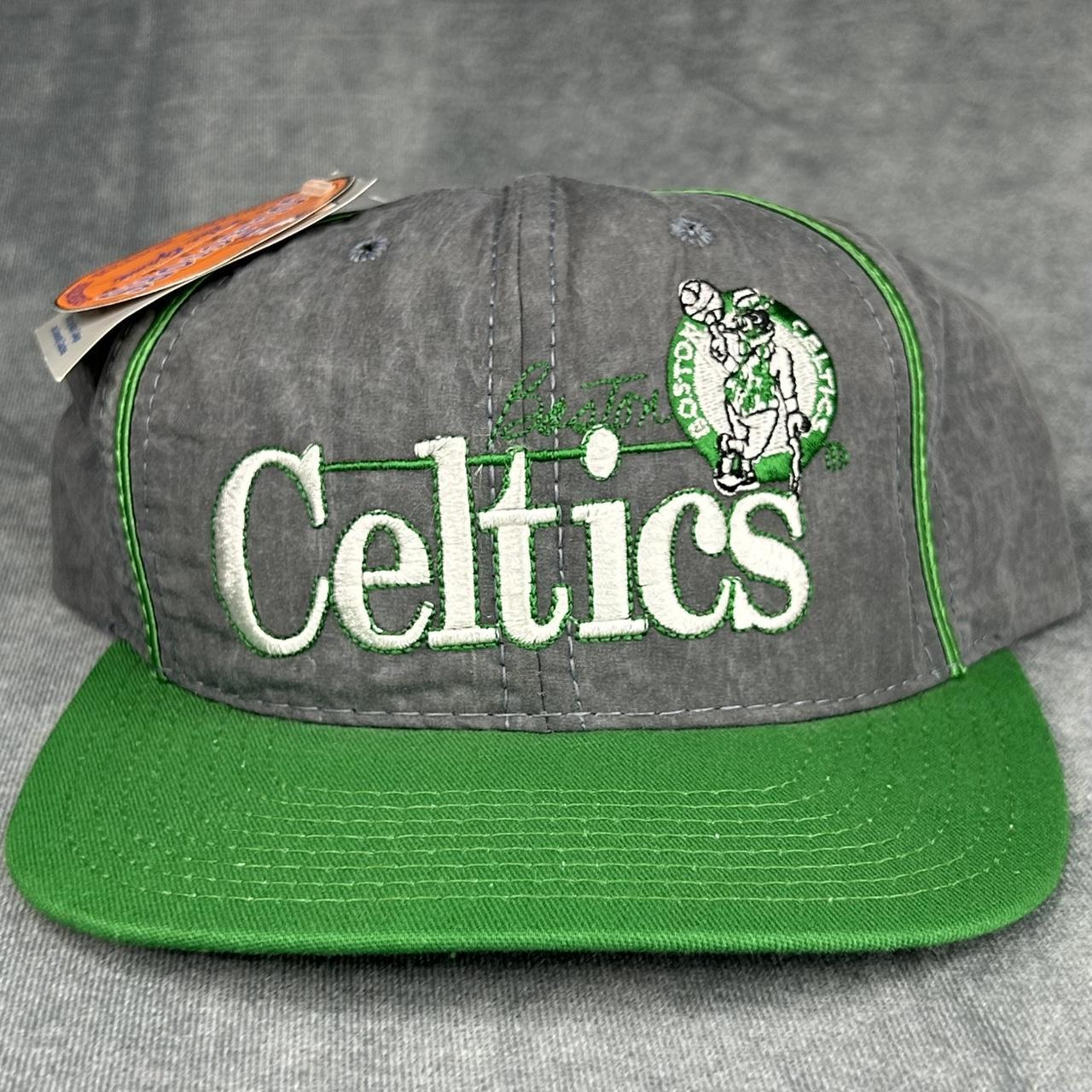 90's Boston Celtics Sports Specialties Script NBA Snapback Hat