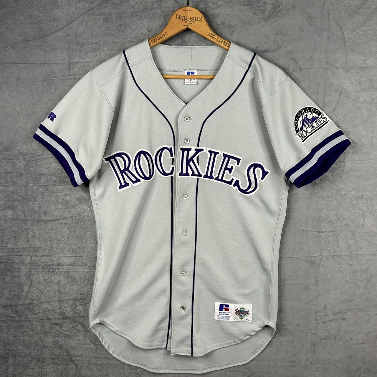 Vintage Colorado Rockies Russell Athletic Baseball Jersey, Size 48
