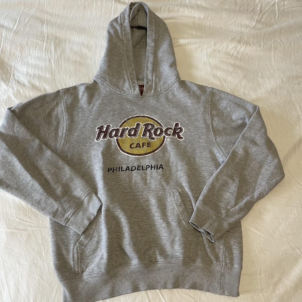 Hard rock hoodie cheap grey