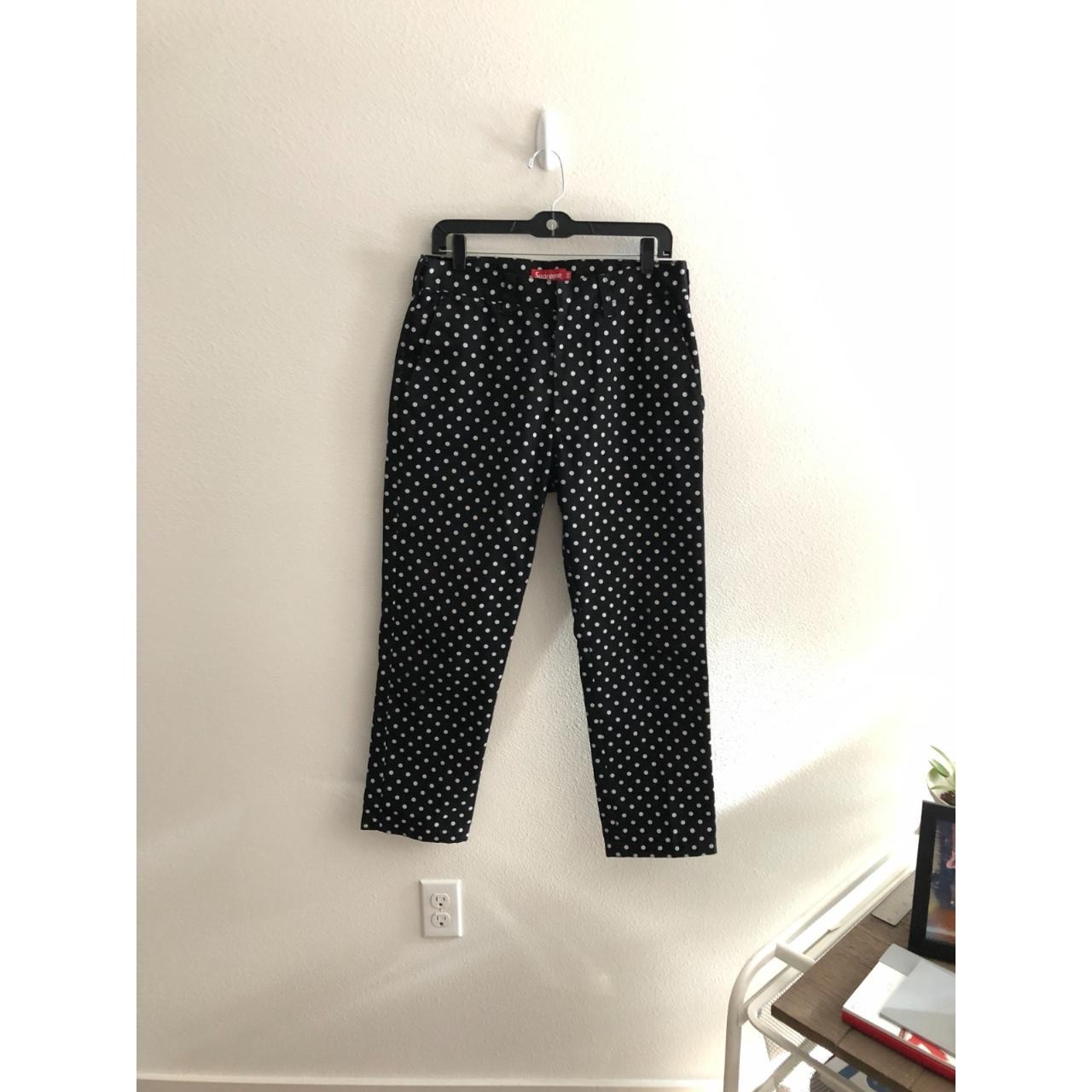 Supreme Work Pant FW18 Black/White Polka Dot...