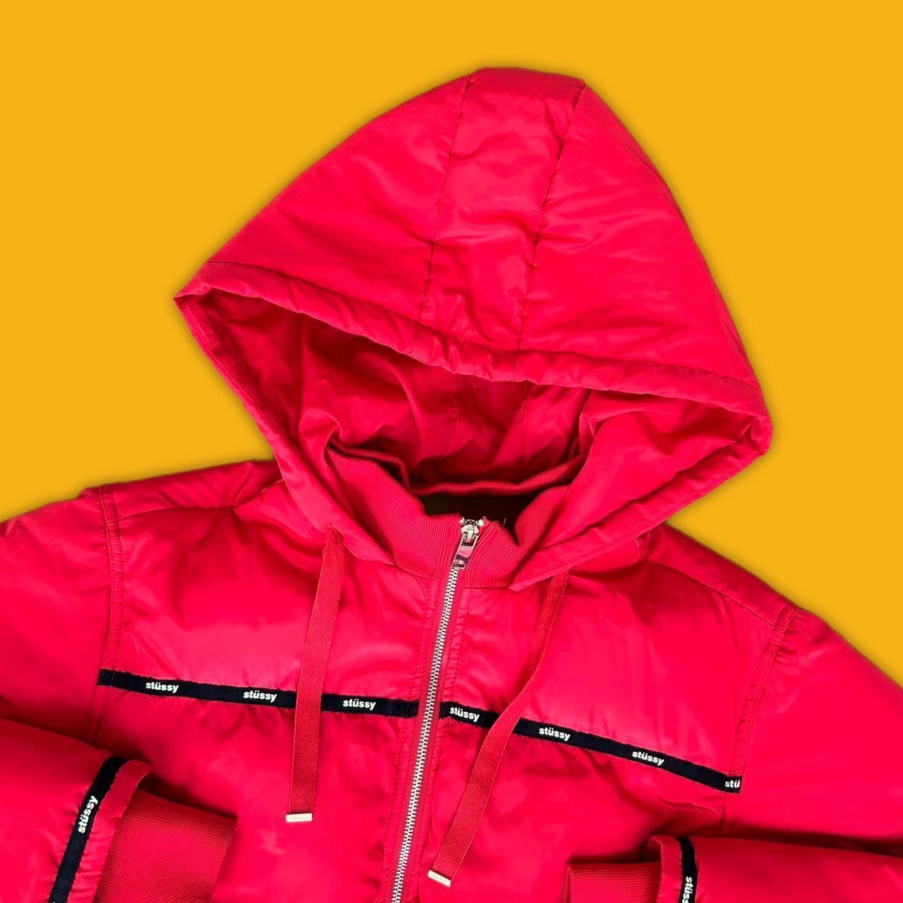 Stussy on sale red jacket