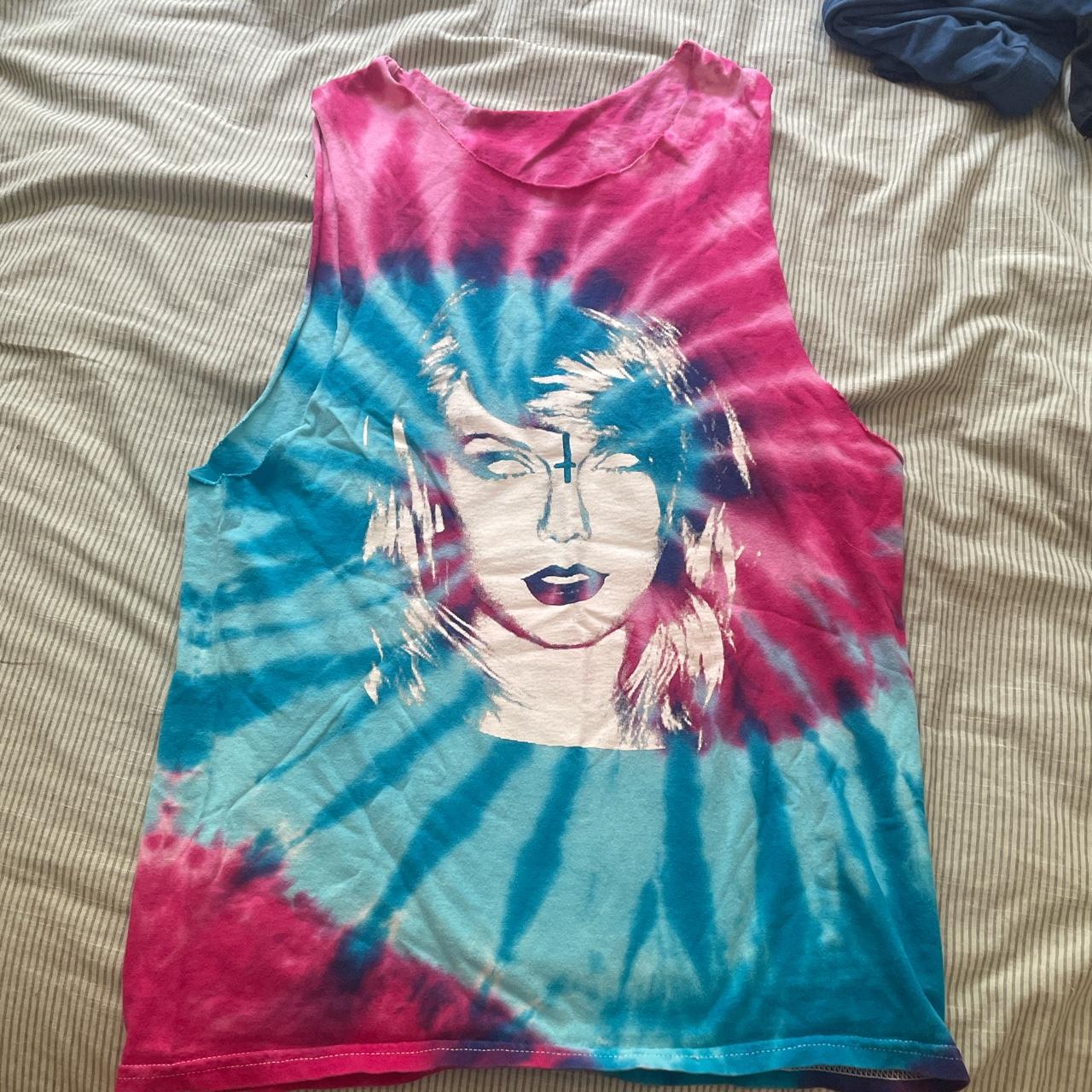 demon taylor swift rave tank. fits like a large Depop