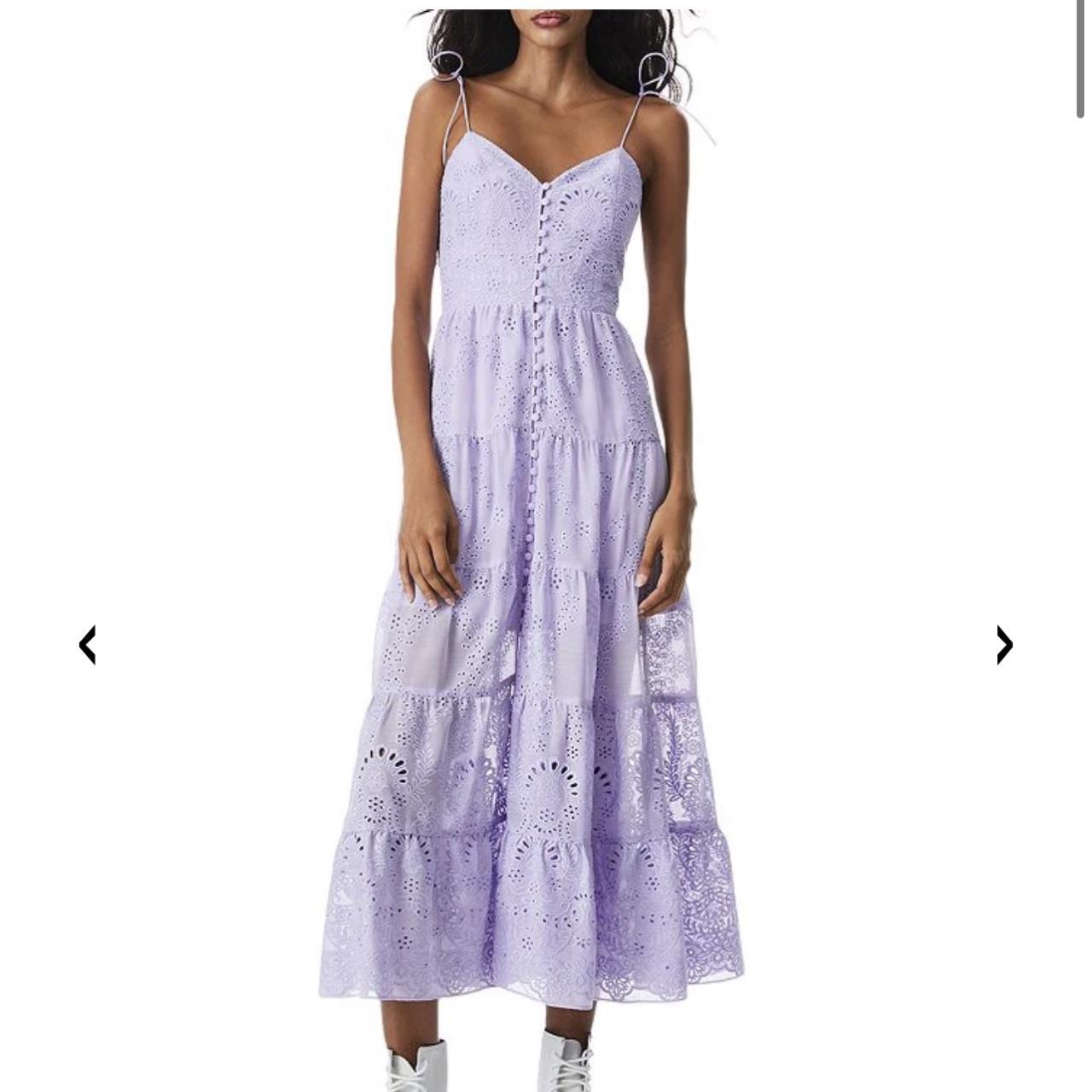 Alice and olivia lavender dress hotsell